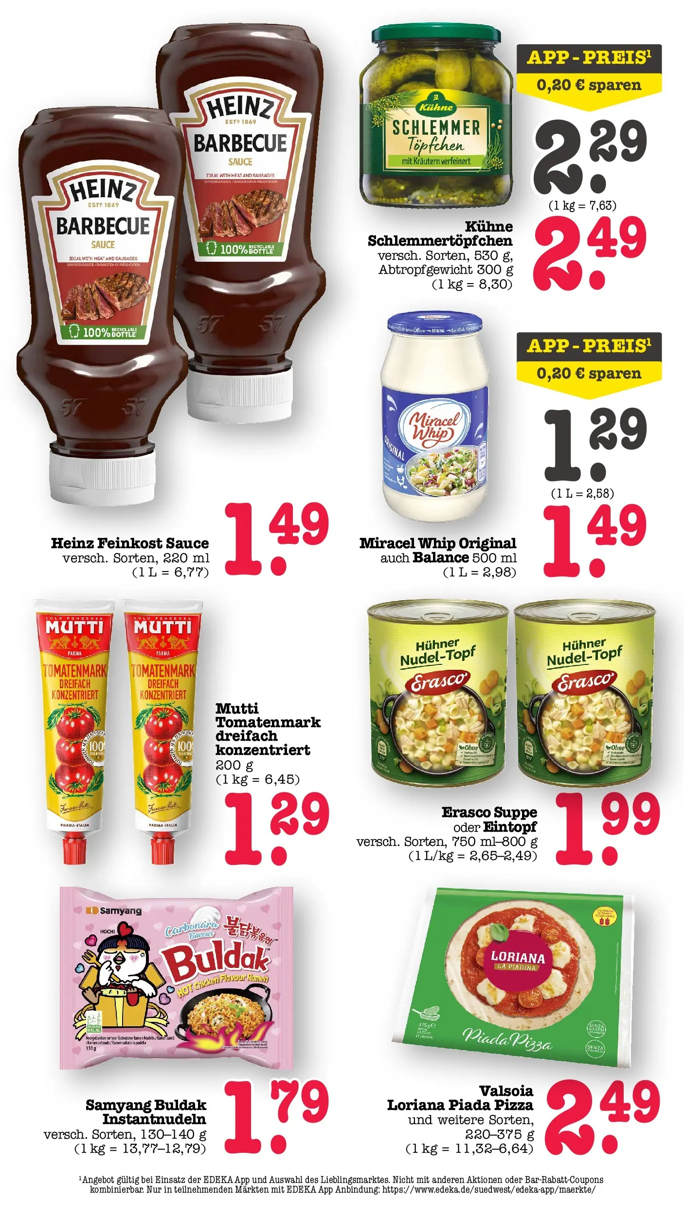 Edeka prospekt Offenbach (ab 29.06.2026) » Angebote Online | Seite: 41 | Produkte: Miracel whip, Pizza, Erasco
