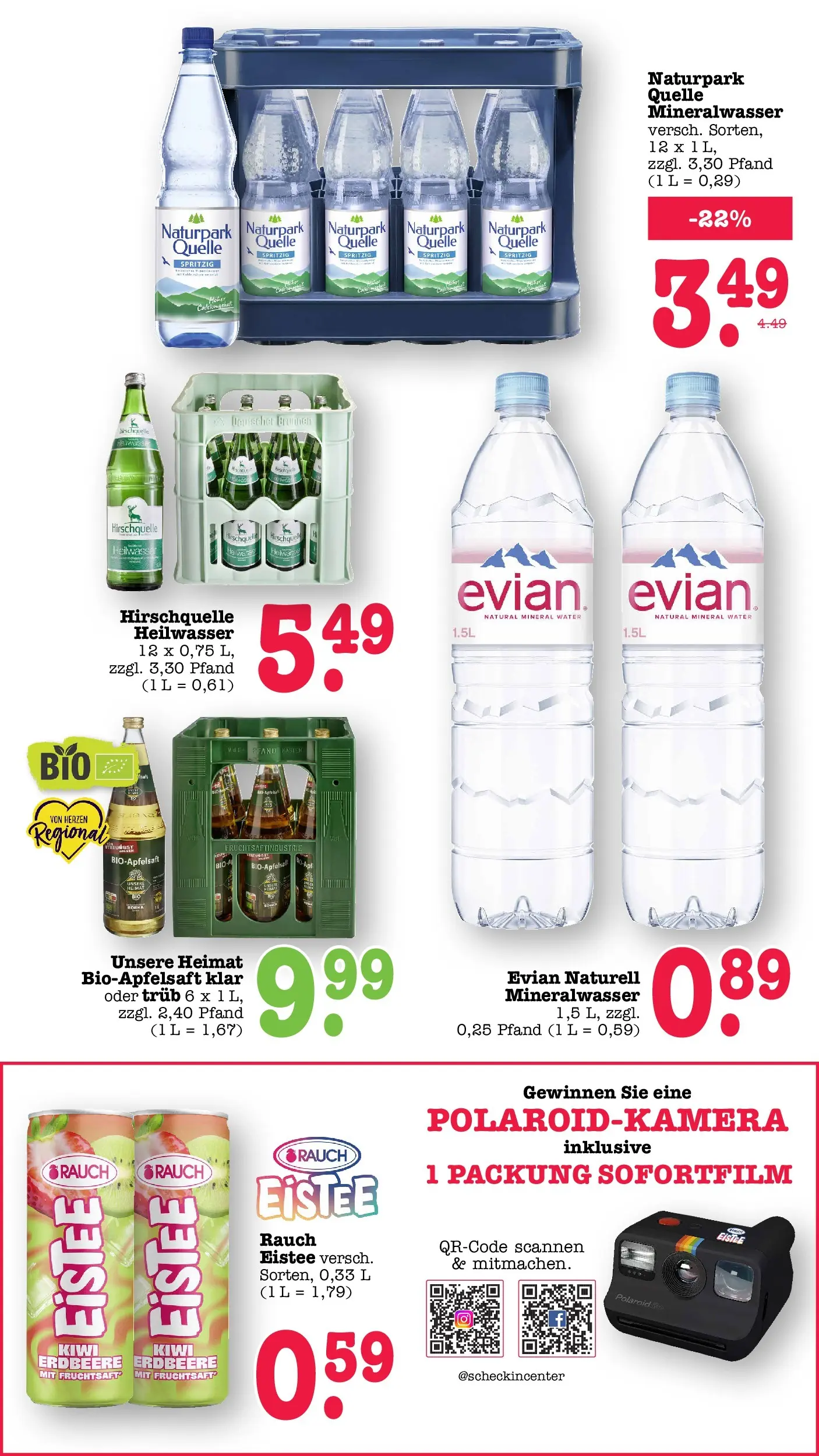 Edeka prospekt Offenbach (ab 29.06.2026) » Angebote Online | Seite: 42 | Produkte: Mineralwasser, Kiwi, Fruchtsaft