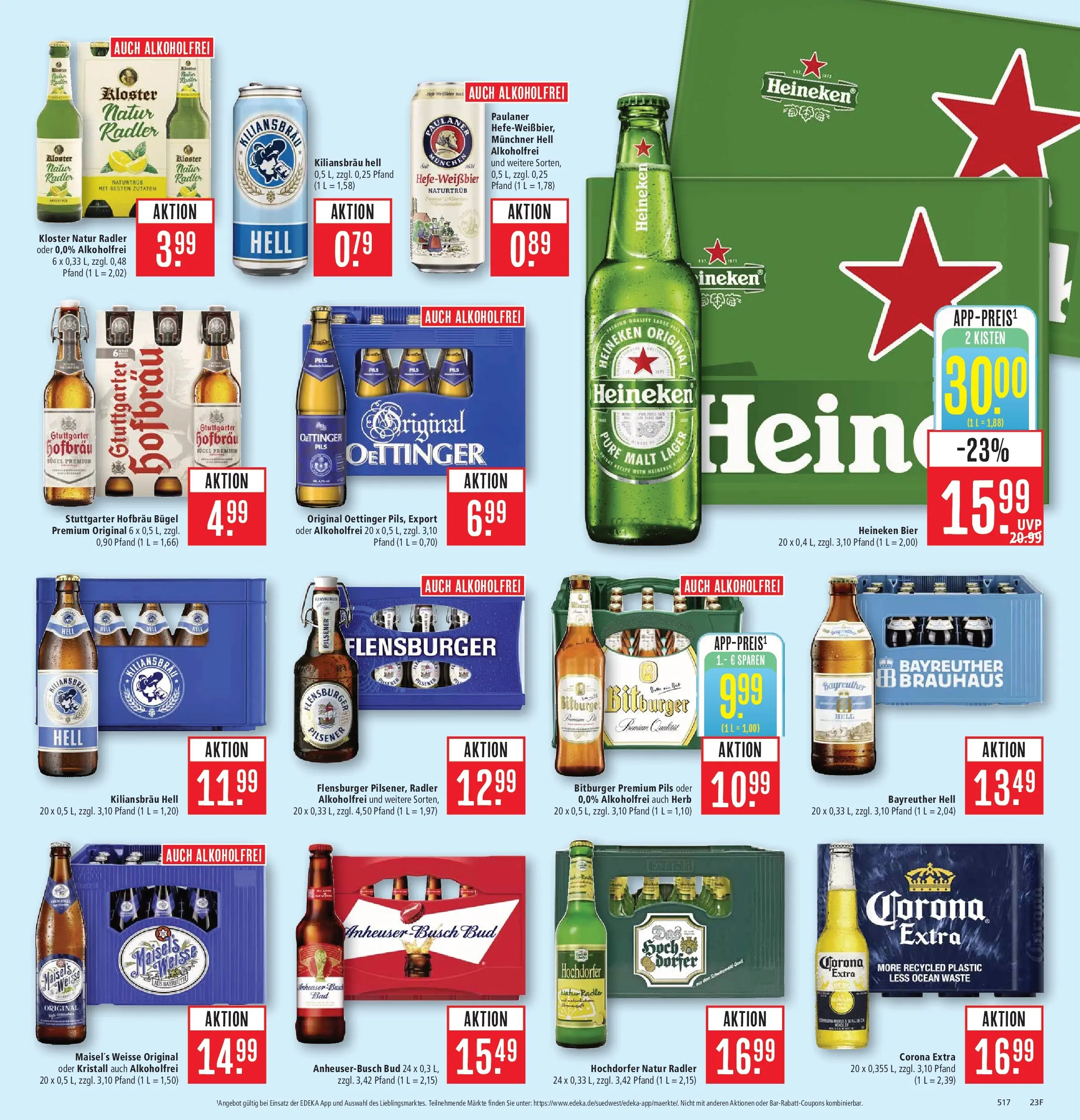 Marktkauf - Marktkauf: Wochenangebote (ab 29.06.2026) » Angebote online | Seite: 29 | Produkte: Bitburger, Flensburger, Heineken, Radler