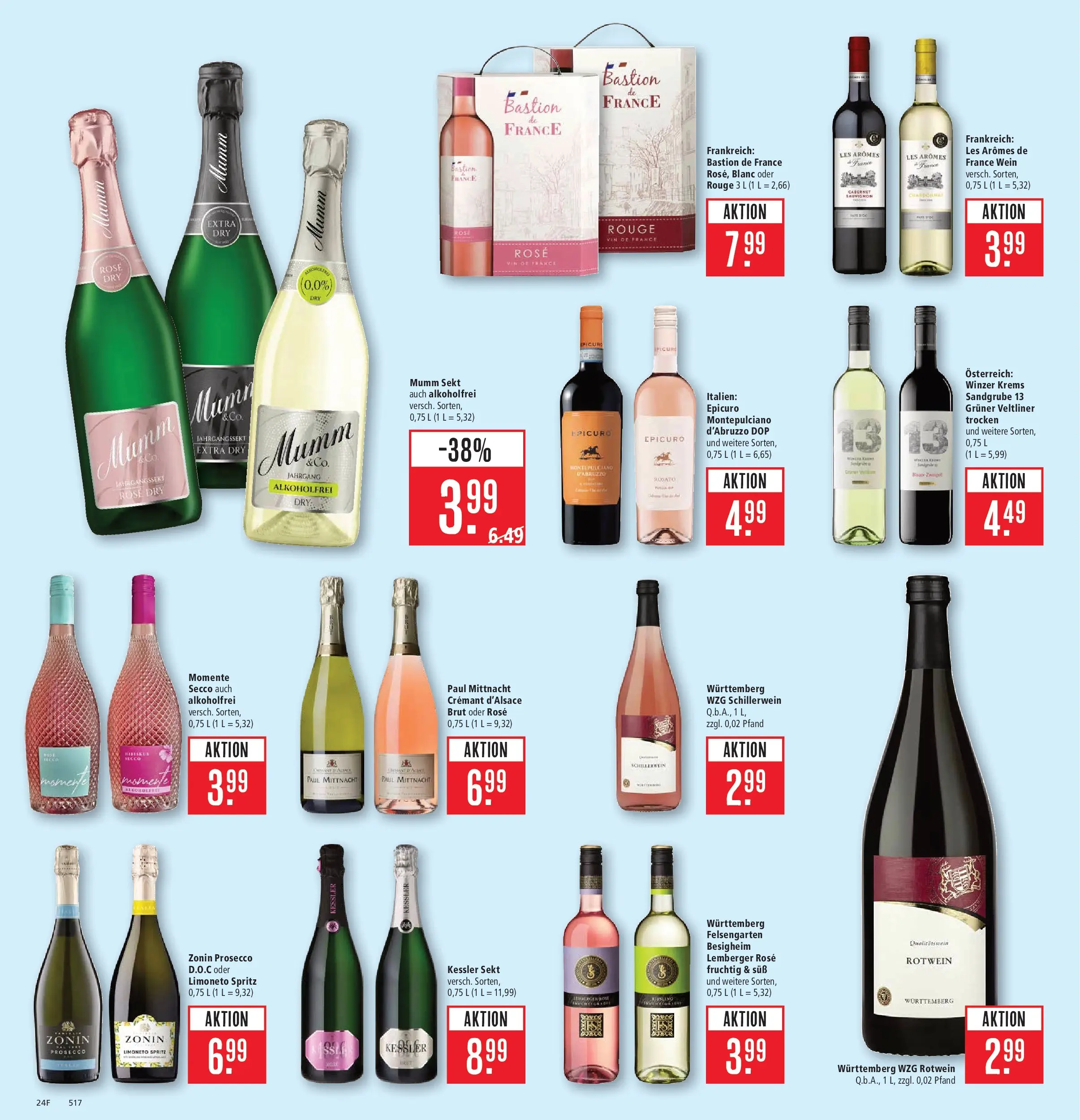Marktkauf - Marktkauf: Wochenangebote (ab 29.06.2026) » Angebote online | Seite: 30 | Produkte: Sprite, Rotwein, Rouge, Prosecco