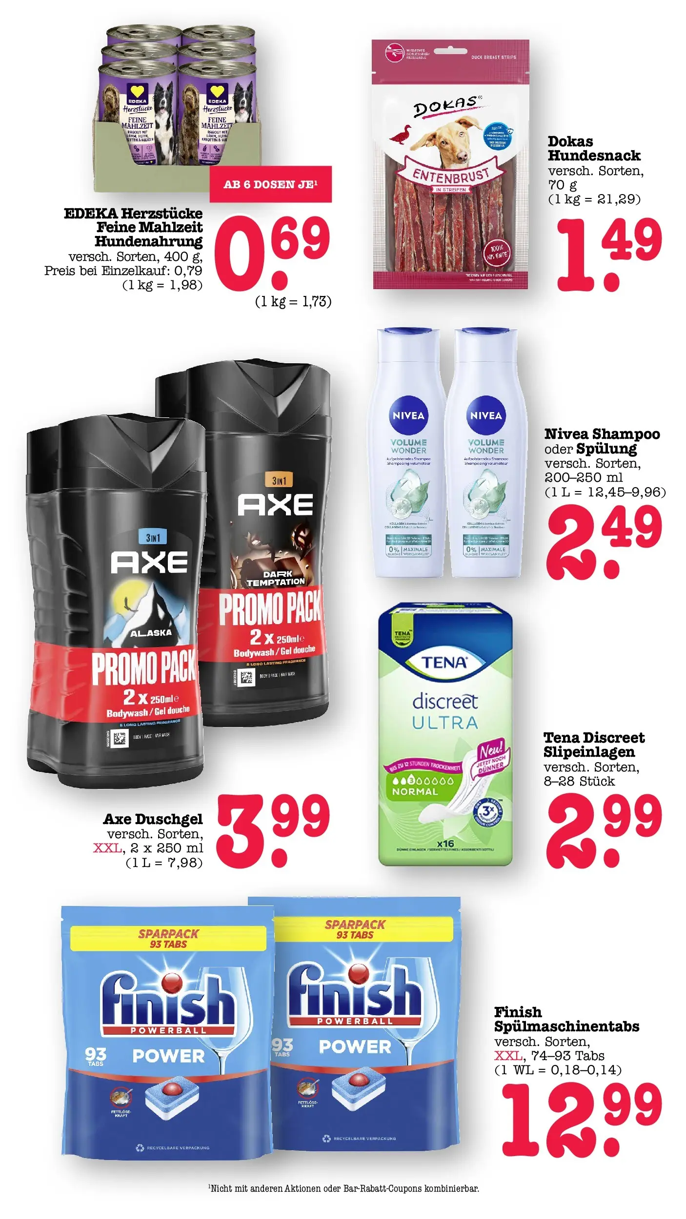 Edeka prospekt Offenbach (ab 29.06.2026) » Angebote Online | Seite: 54 | Produkte: Finish, Spülung, Duschgel, Spülmaschinentabs