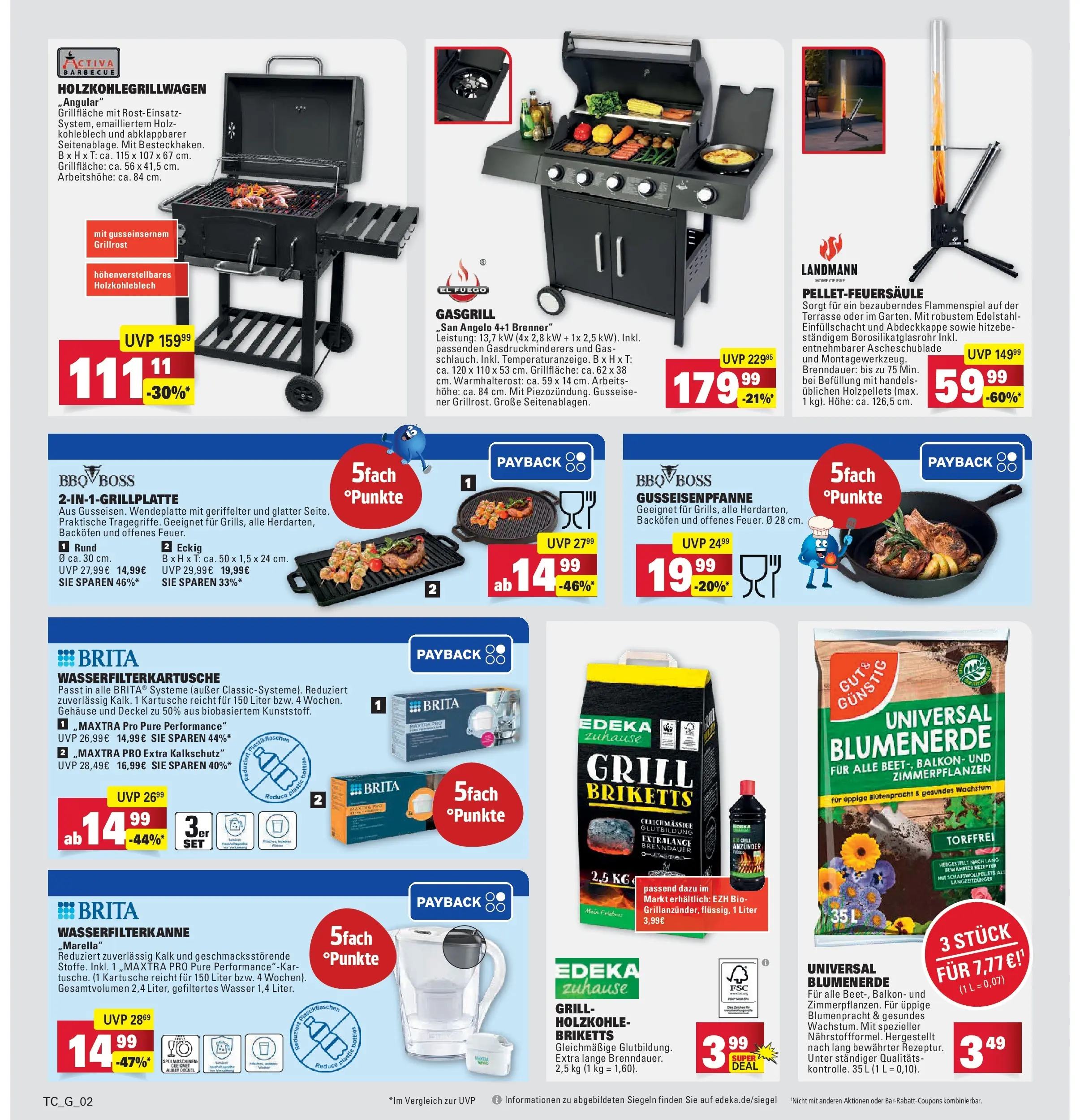 Marktkauf - Marktkauf: Wochenangebote (ab 29.06.2026) » Angebote online | Seite: 36 | Produkte: Grill, Blumenerde, Wasser, Backofen