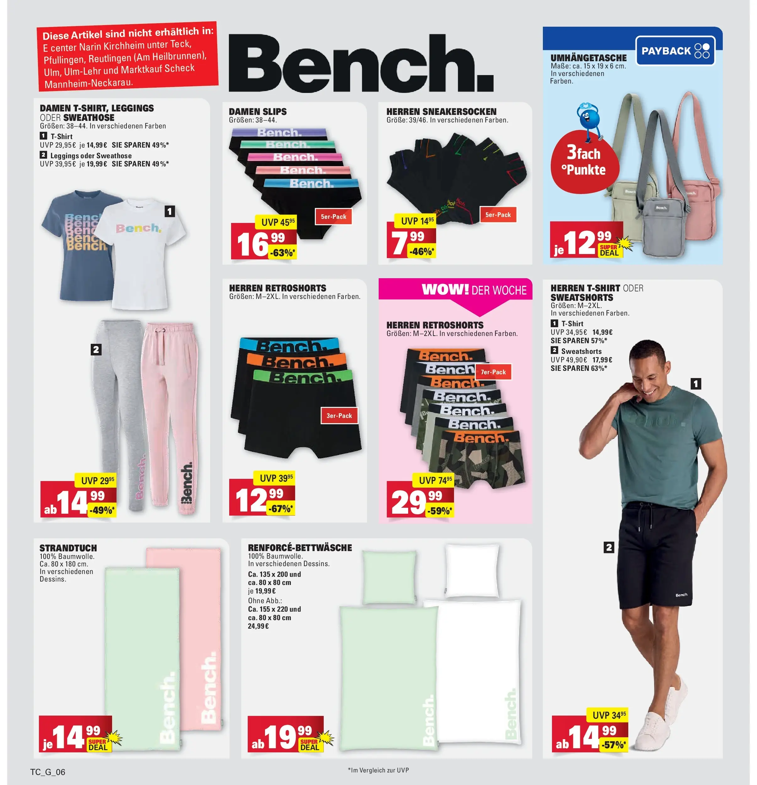 Marktkauf - Marktkauf: Wochenangebote (ab 29.06.2026) » Angebote online | Seite: 40 | Produkte: Sweathose, Sweatshorts, Strandtuch, Leggings