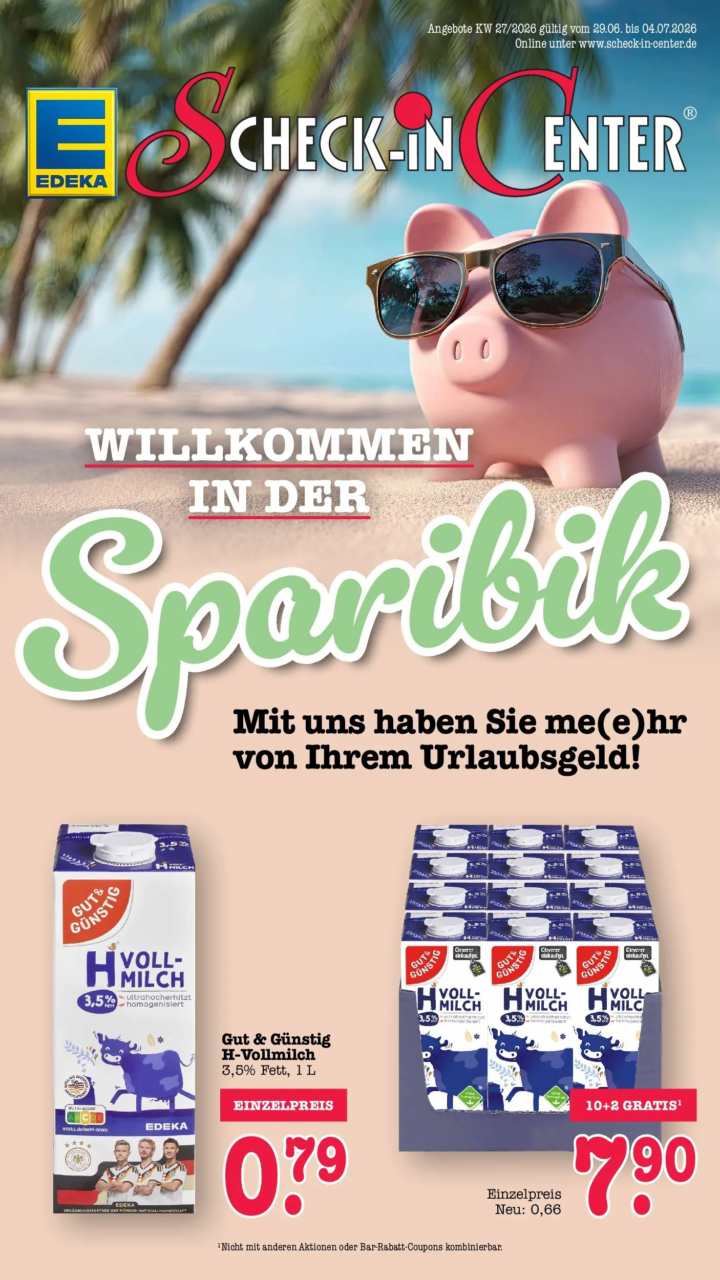 Edeka prospekt Offenbach (ab 29.06.2026) » Angebote Online | Seite: 1 | Produkte: Milch