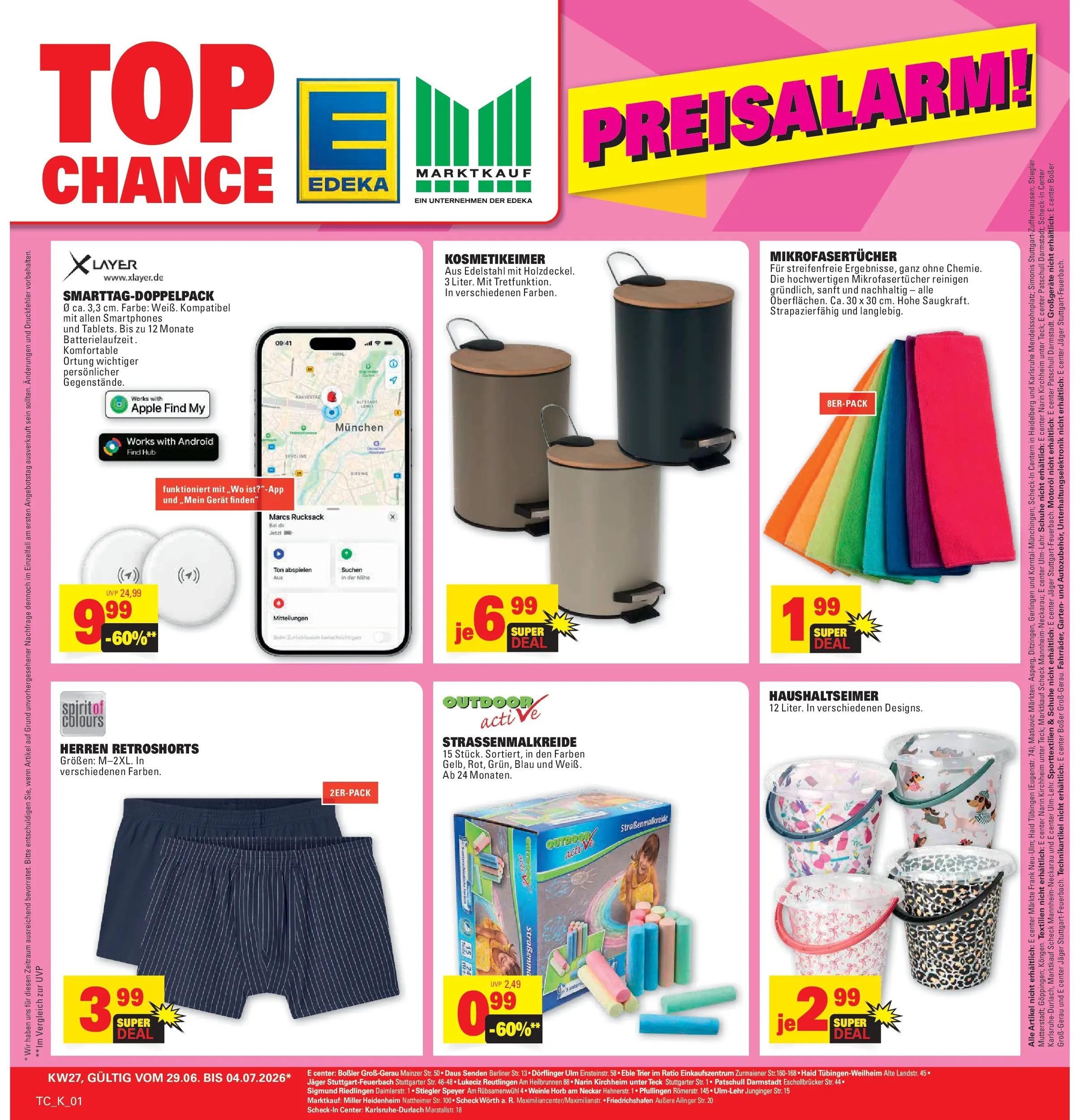 Marktkauf Prospekt Friedrichshafen (ab 29.06.2026) » Angebote online | Seite: 35 | Produkte: Smartphones, Apple, Rucksack, Radio