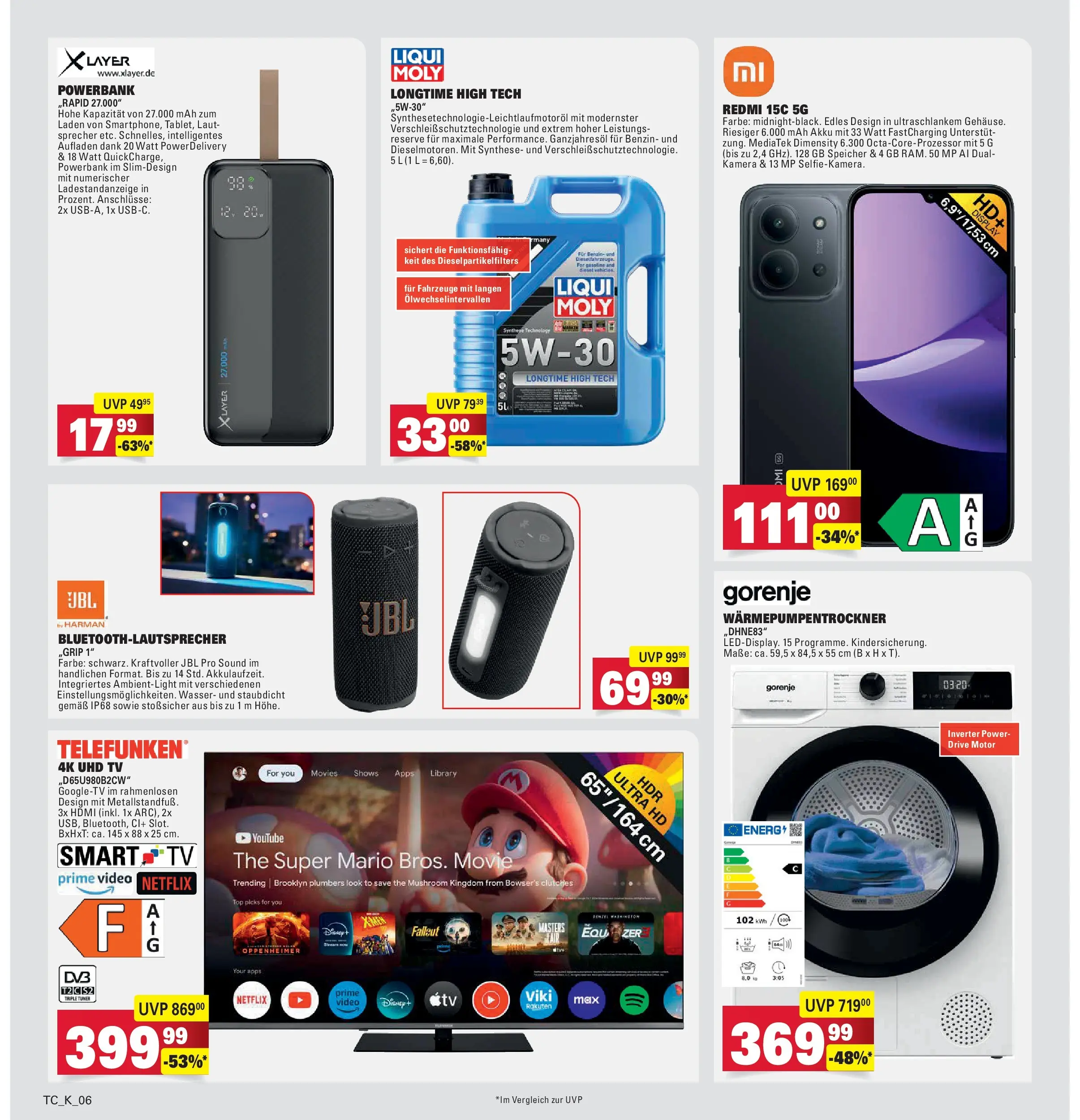 Marktkauf Prospekt Friedrichshafen (ab 29.06.2026) » Angebote online | Seite: 40 | Produkte: Kamera, Gorenje, Energy, TV