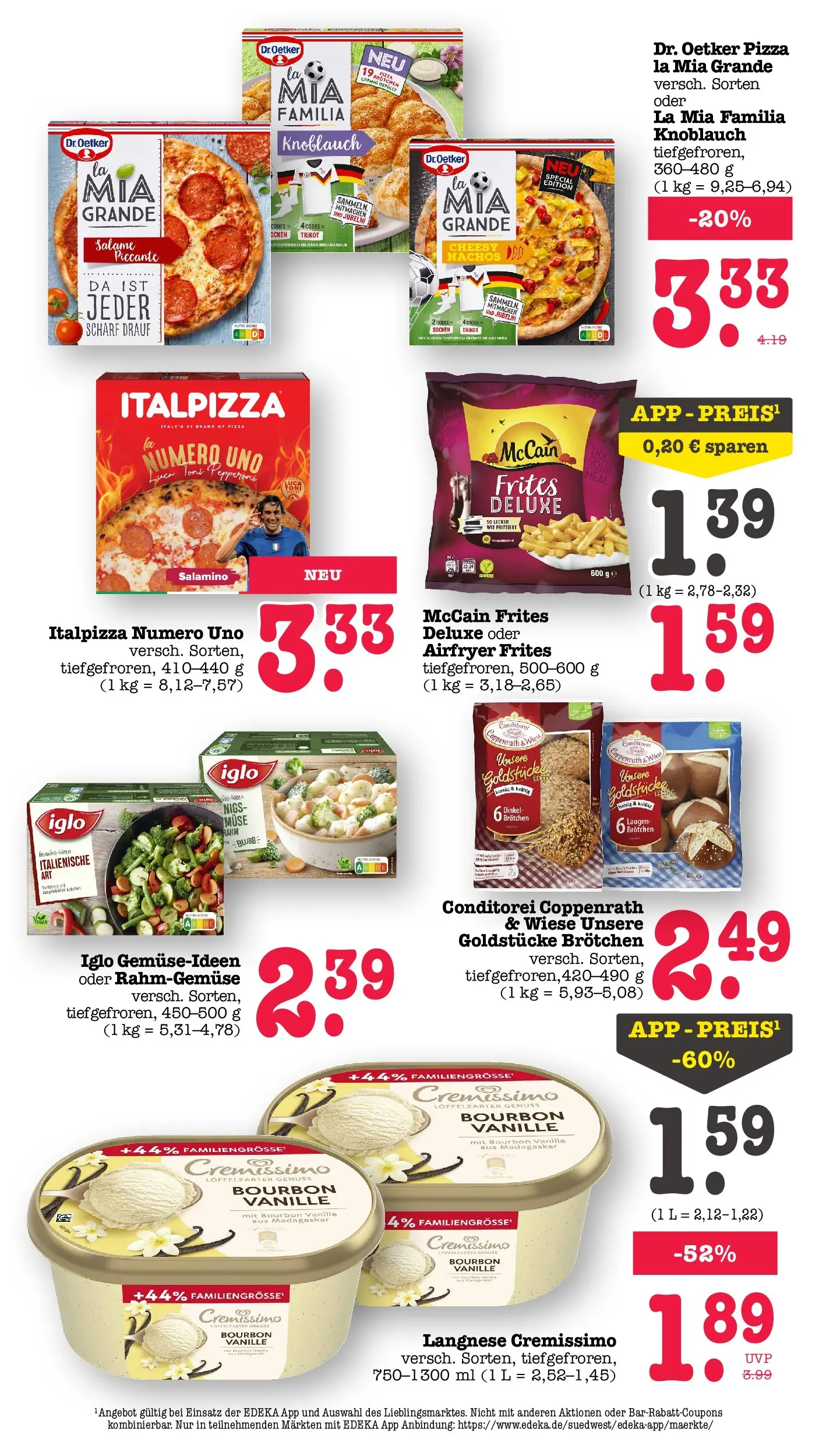 Edeka prospekt Offenbach (ab 29.06.2026) » Angebote Online | Seite: 34 | Produkte: Cremissimo, Knoblauch, Socken, Bourbon
