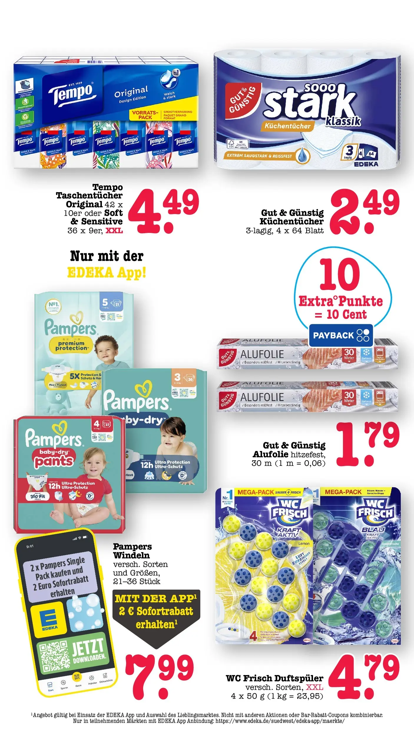 Edeka prospekt Offenbach (ab 29.06.2026) » Angebote Online | Seite: 55 | Produkte: Pampers, Wc frisch, Tempo