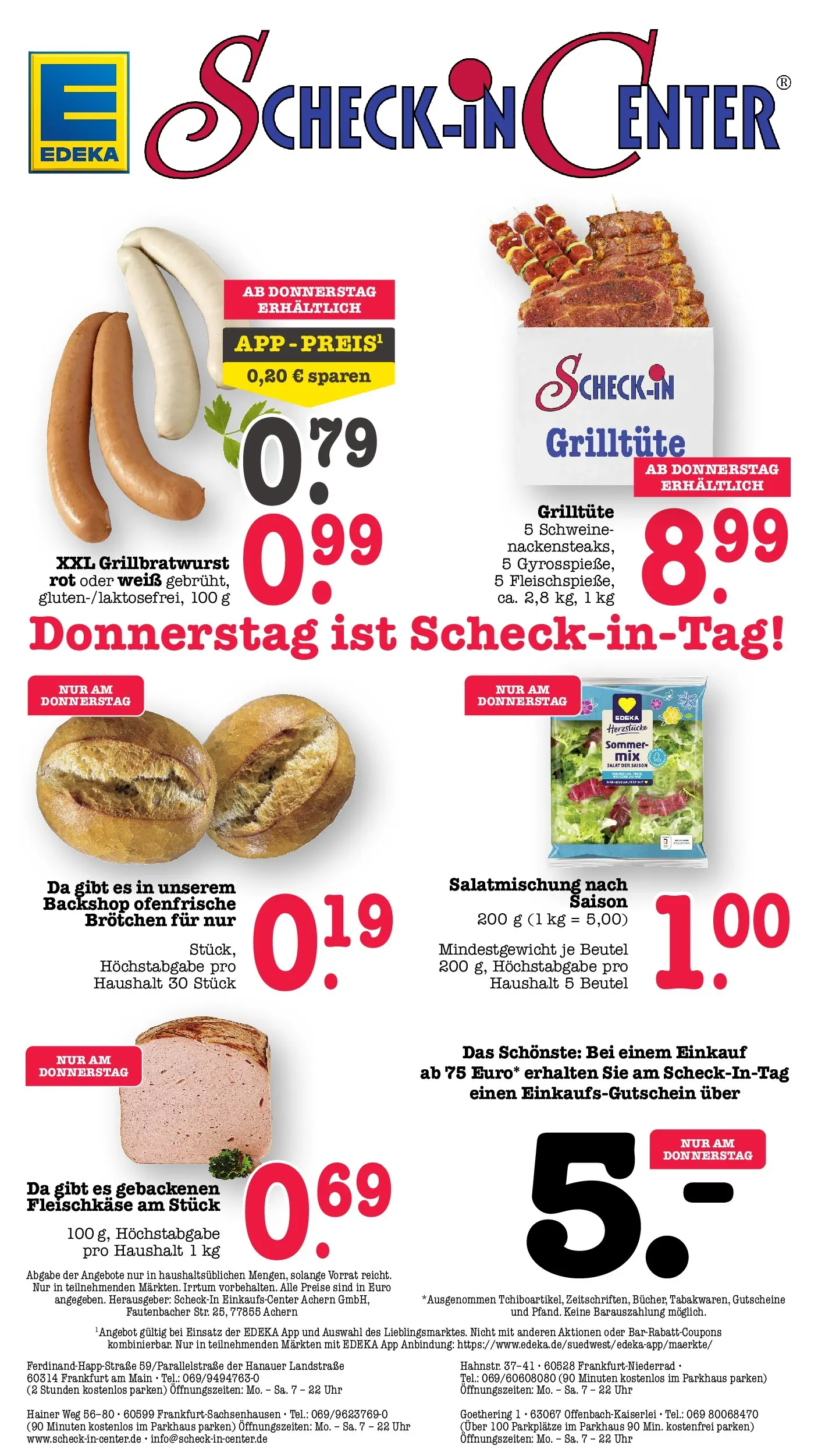Edeka prospekt Offenbach (ab 29.06.2026) » Angebote Online | Seite: 65 | Produkte: Ofenfrische, Salat, Uhr