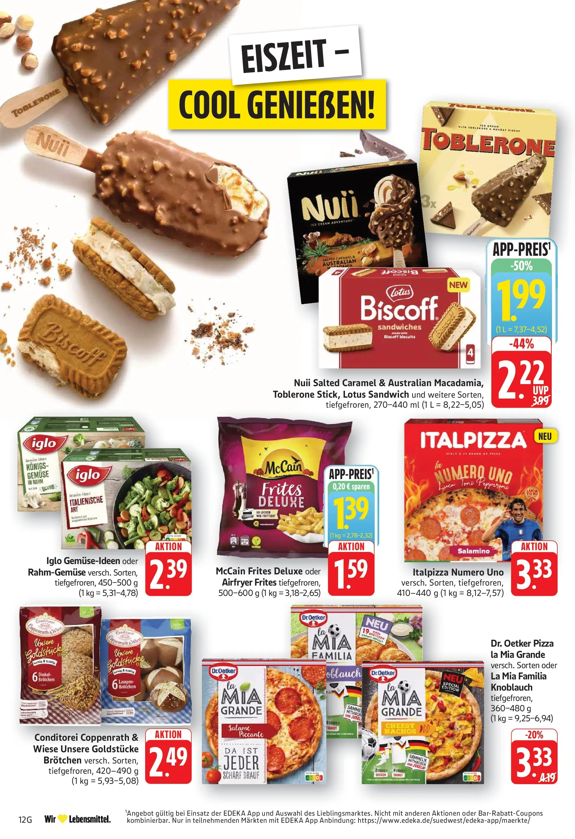 Edeka prospekt Göppingen (ab 29.06.2026) » Angebote Online | Seite: 14 | Produkte: McCain, Gemüse, Knoblauch, Socken