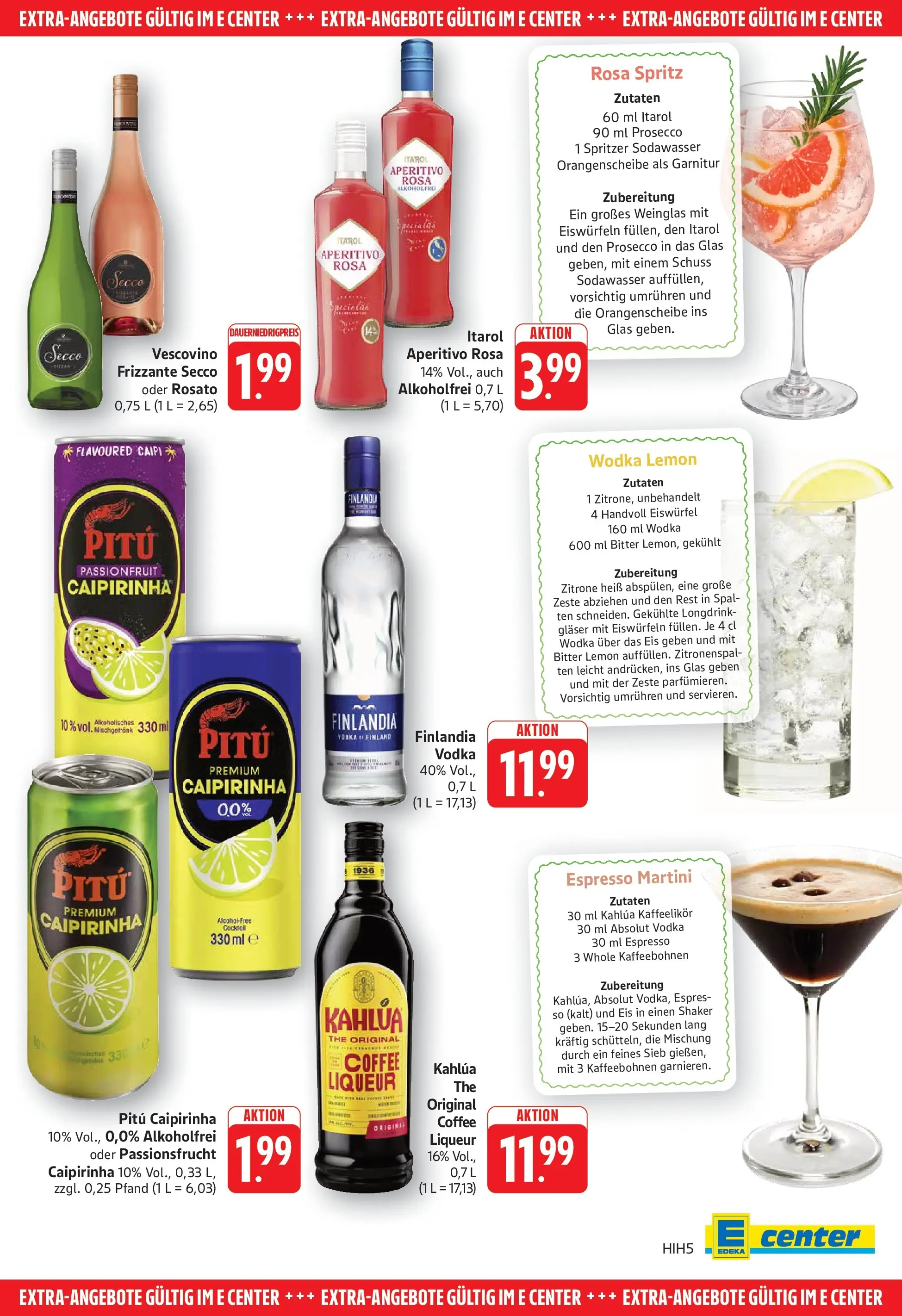 Edeka prospekt Göppingen (ab 29.06.2026) » Angebote Online | Seite: 27 | Produkte: Prosecco, Zitrone, Wodka, Eis
