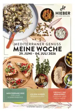 Angebote - Hieber's Frischecenter: Meine Woche ab 28.06.2026 gültig