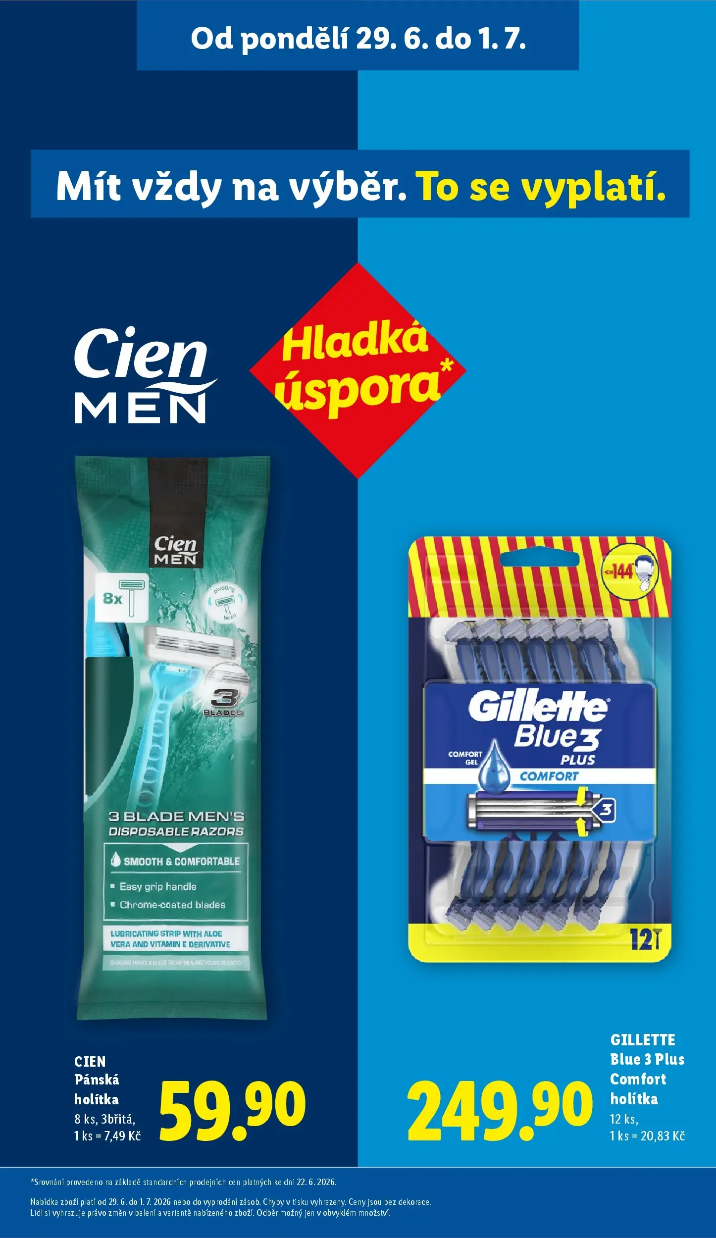 Lidl leták od 01.07.2026 - Nový akční leták | Strana: 40 | Produkty: Cien, Aloe vera