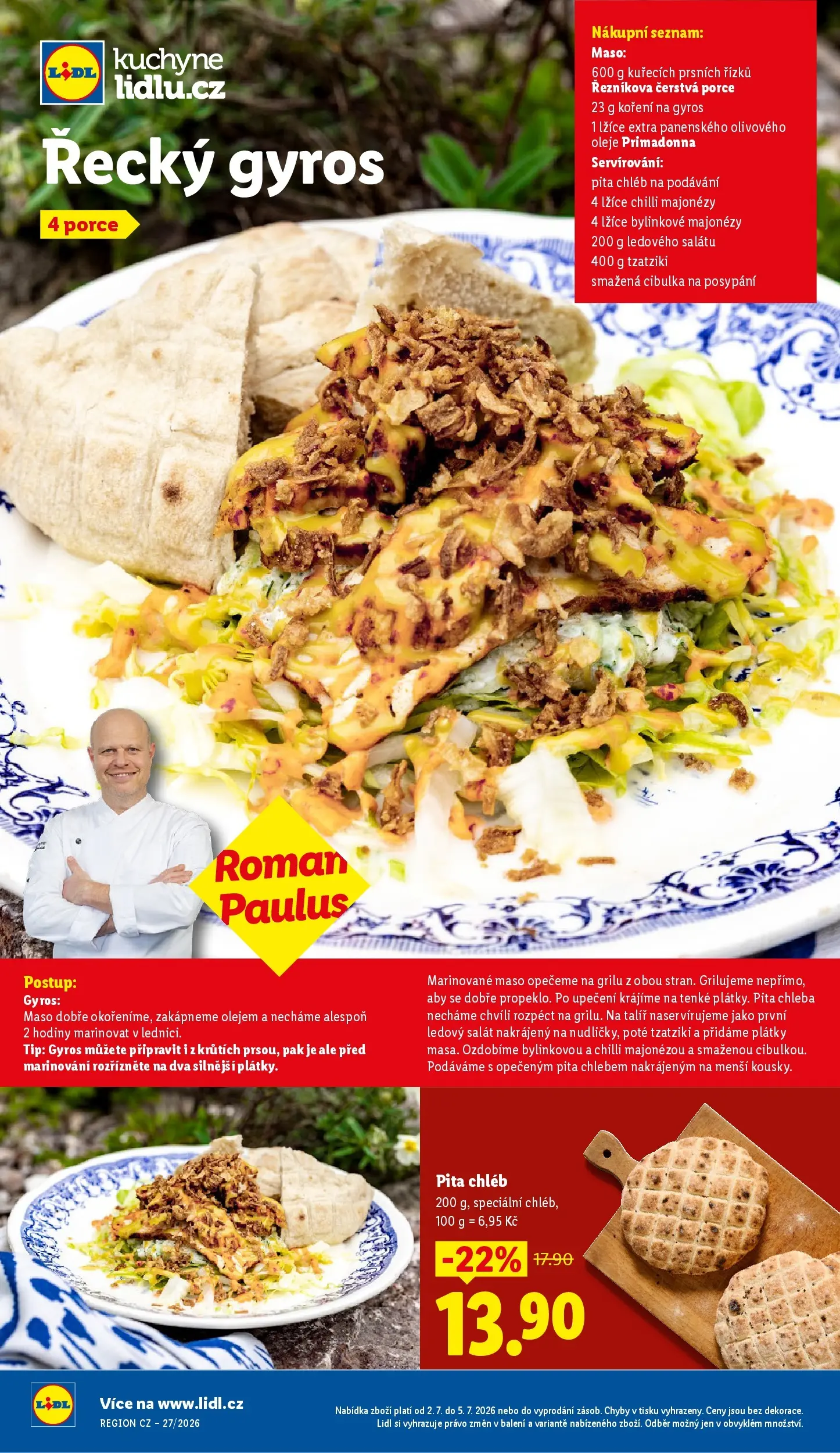 Lidl leták od 01.07.2026 - Nový akční leták | Strana: 47 | Produkty: Hodiny, Smažená cibulka, Pita chléb, Kuchyně
