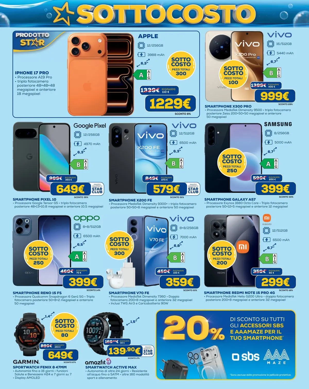 Nuovo Euronics - SOTTOCOSTO dal 02/07/2026 > offerte anteprima 🛍️ | Pagina: 2 | Prodotti: Smartphone, Fotocamera, Smartwatch, Samsung