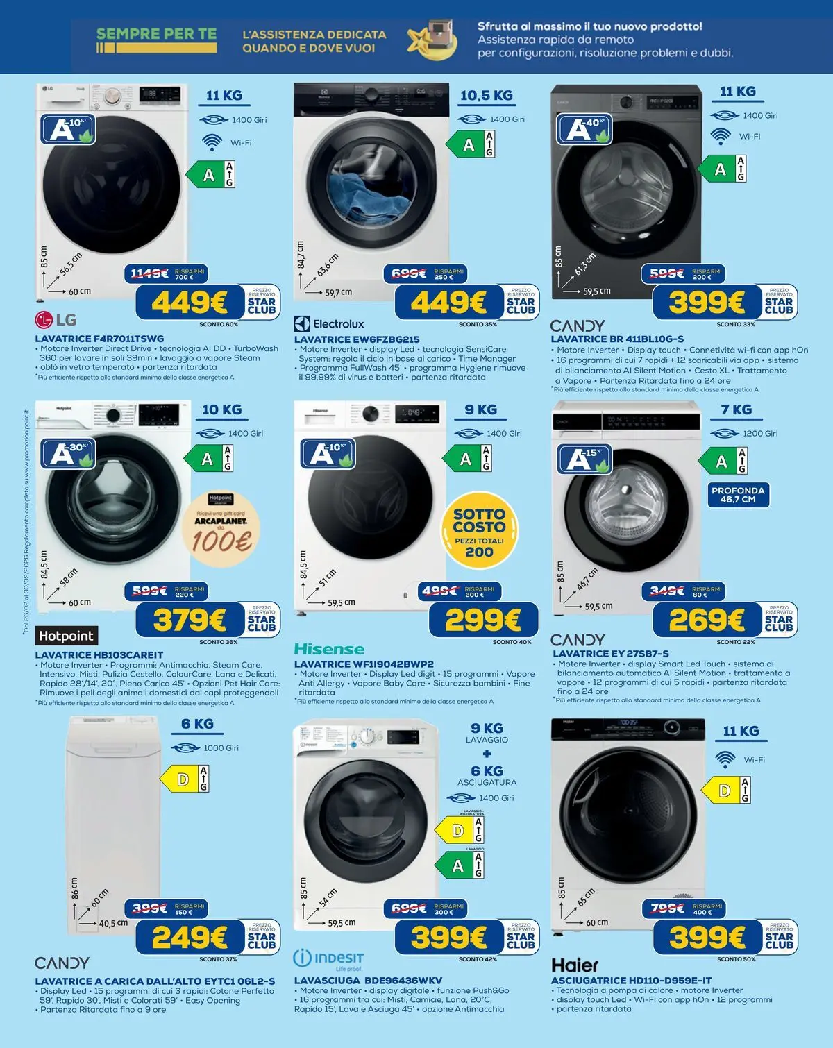Nuovo Euronics - SOTTOCOSTO dal 02/07/2026 > offerte anteprima 🛍️ | Pagina: 9 | Prodotti: Lavasciuga, Tè, Lavatrice, Asciugatrice