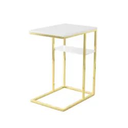 Beistelltisch in Metall 48/35/62 cm