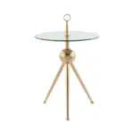 XXXLutz Lauterach - Ihr M&ouml;belhaus bei Bregenz Beistelltisch in Metall, Glas 46/46/52 cm