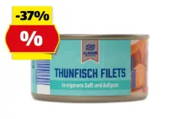 ALMARE SEAFOOD Thunfischfilets in Aufguss, 195 g