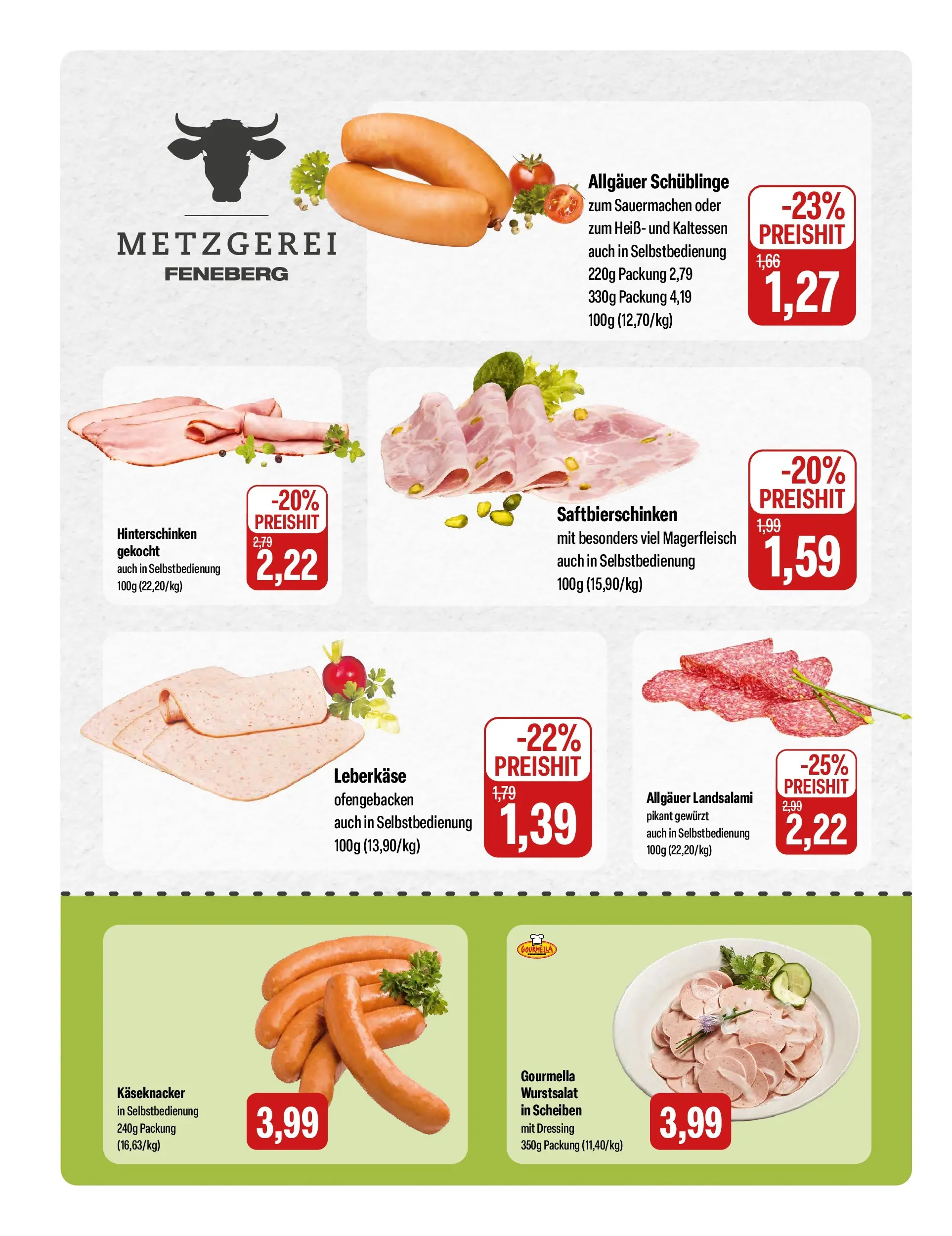 Feneberg Aktuelle Angebote (ab 01.07.2026) zum Blättern | Seite: 2 | Produkte: Dressing, Leberkase