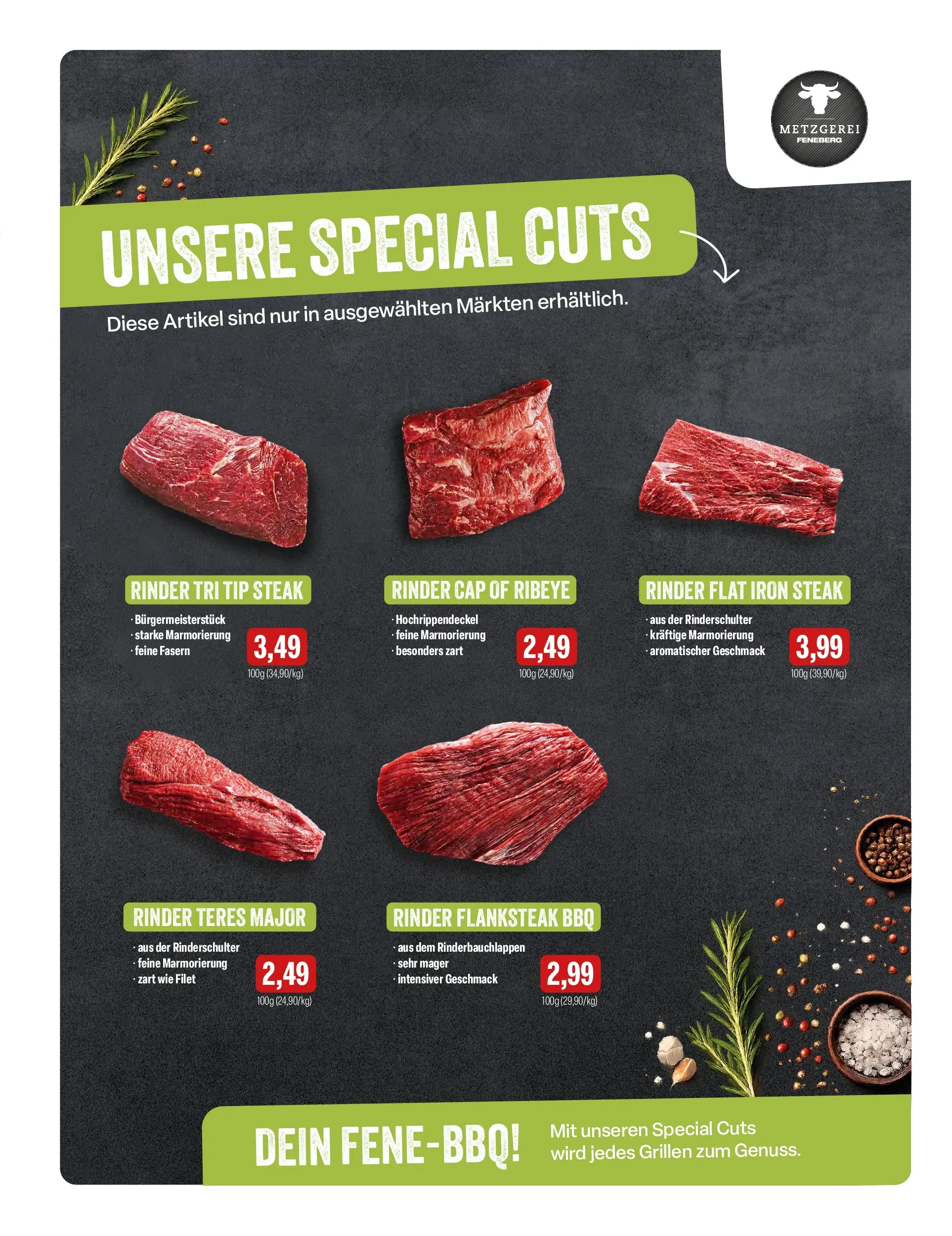 Feneberg Aktuelle Angebote (ab 01.07.2026) zum Blättern | Seite: 4 | Produkte: Steak