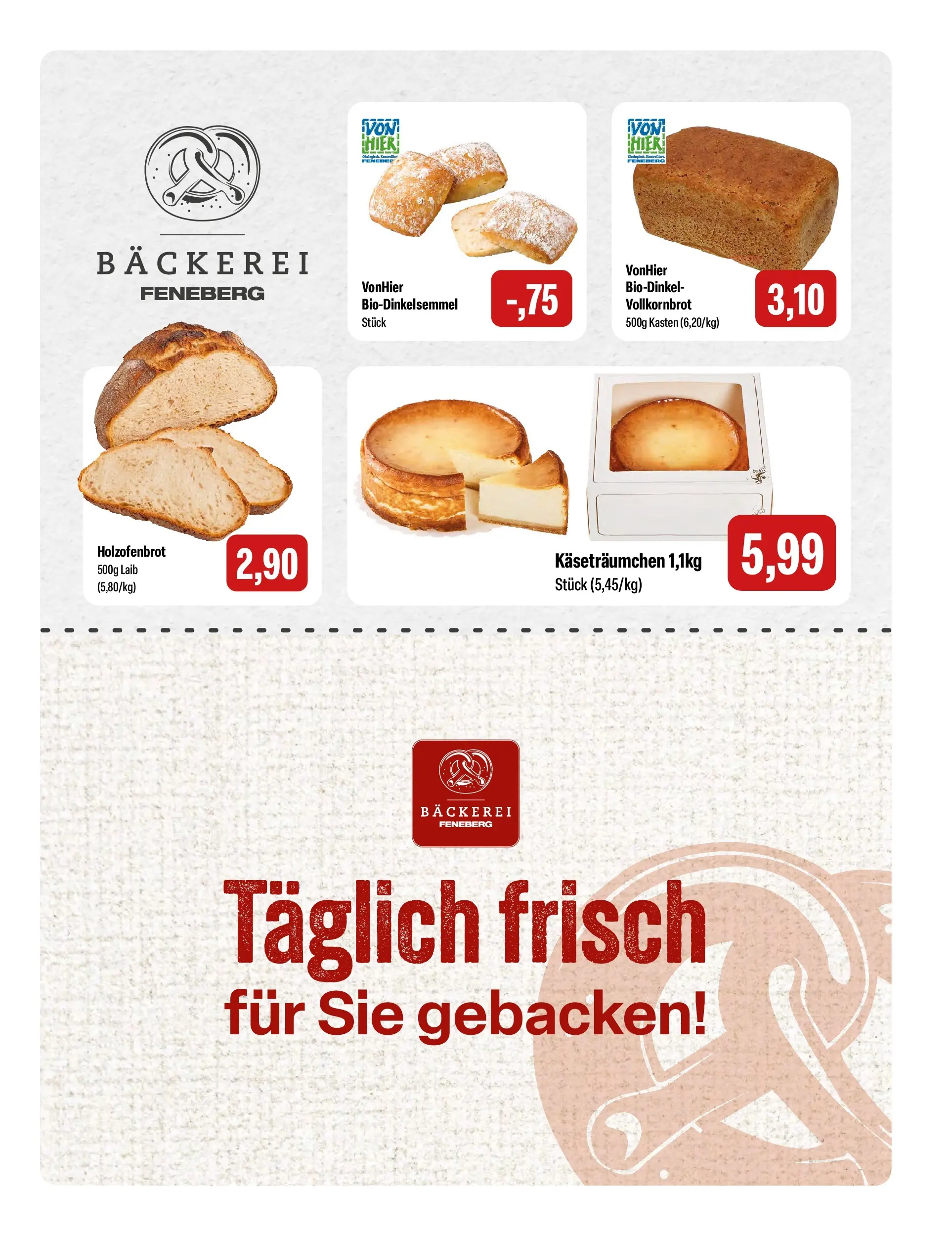 Feneberg Aktuelle Angebote (ab 01.07.2026) zum Blättern | Seite: 5 | Produkte: Bäckerei, Vollkornbrot
