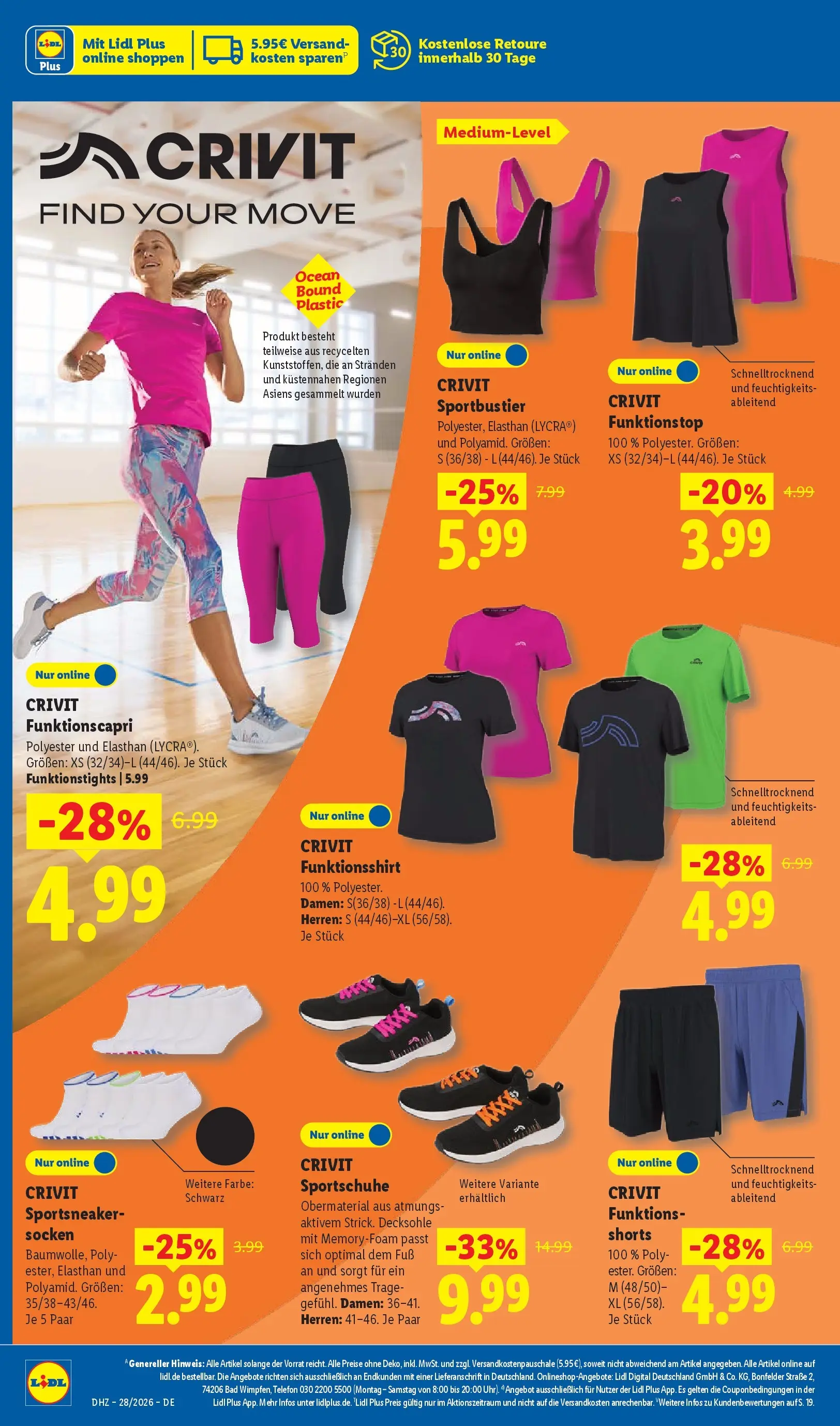 Lidl Prospekt Villingen-schwenningen (ab 05.07.2026) zum Blättern » Angebote | Seite: 8 | Produkte: Top, T-Shirt, Bad, Telefon
