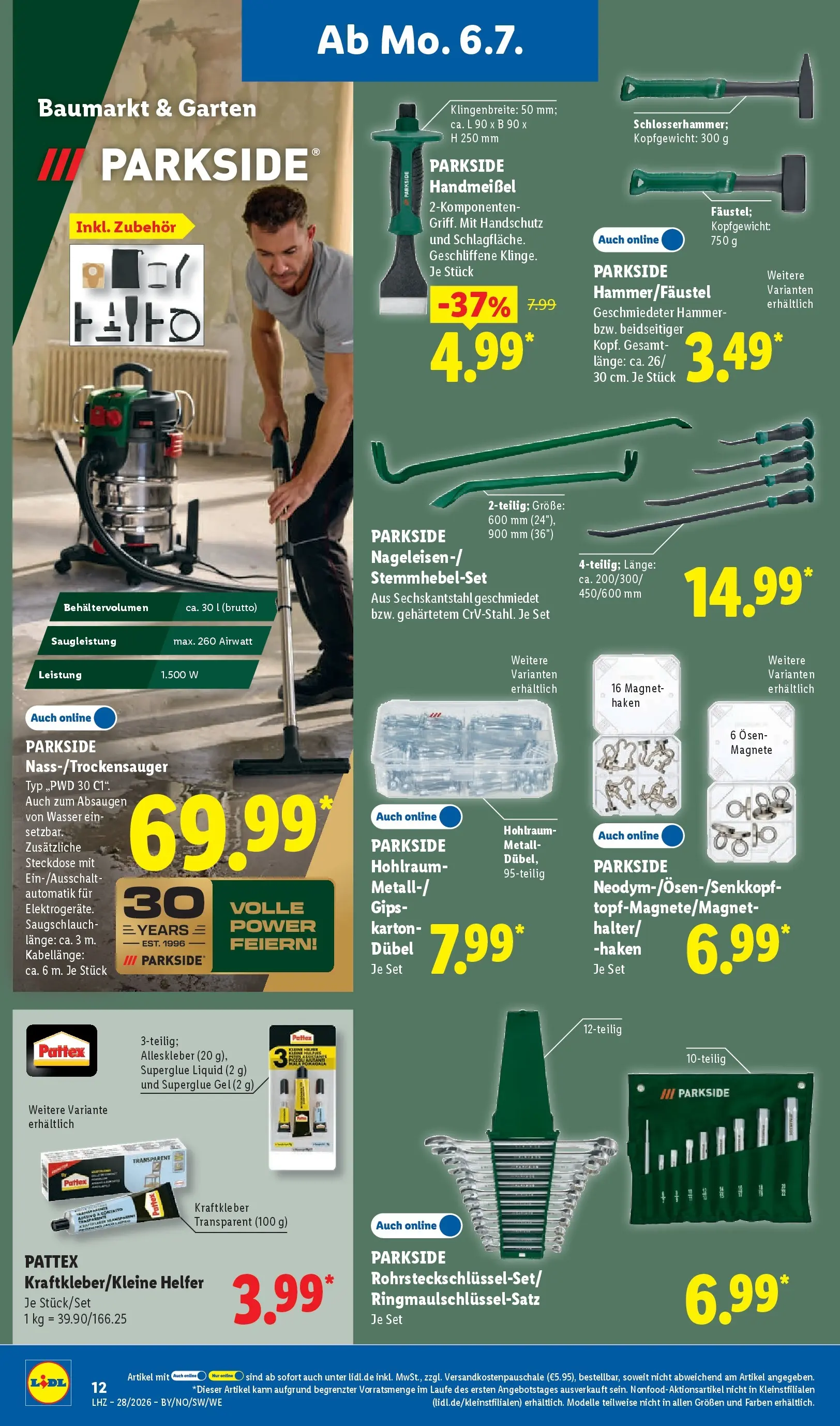 Lidl Prospekt Villingen-schwenningen (ab 05.07.2026) zum Blättern » Angebote | Seite: 26 | Produkte: Steckdose, Wasser