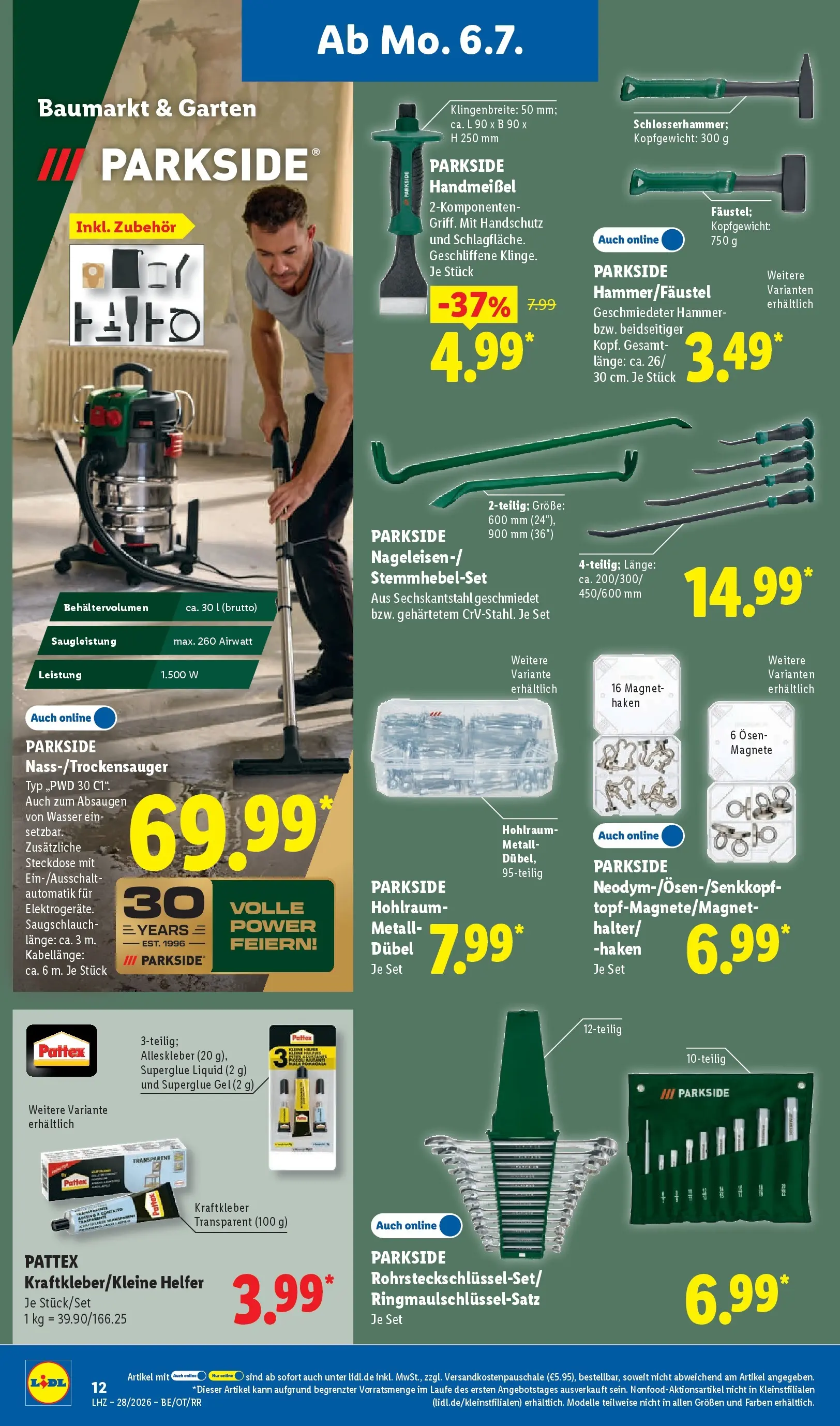 Lidl Prospekt Hagen (ab 05.07.2026) zum Blättern » Angebote | Seite: 26 | Produkte: Steckdose, Wasser