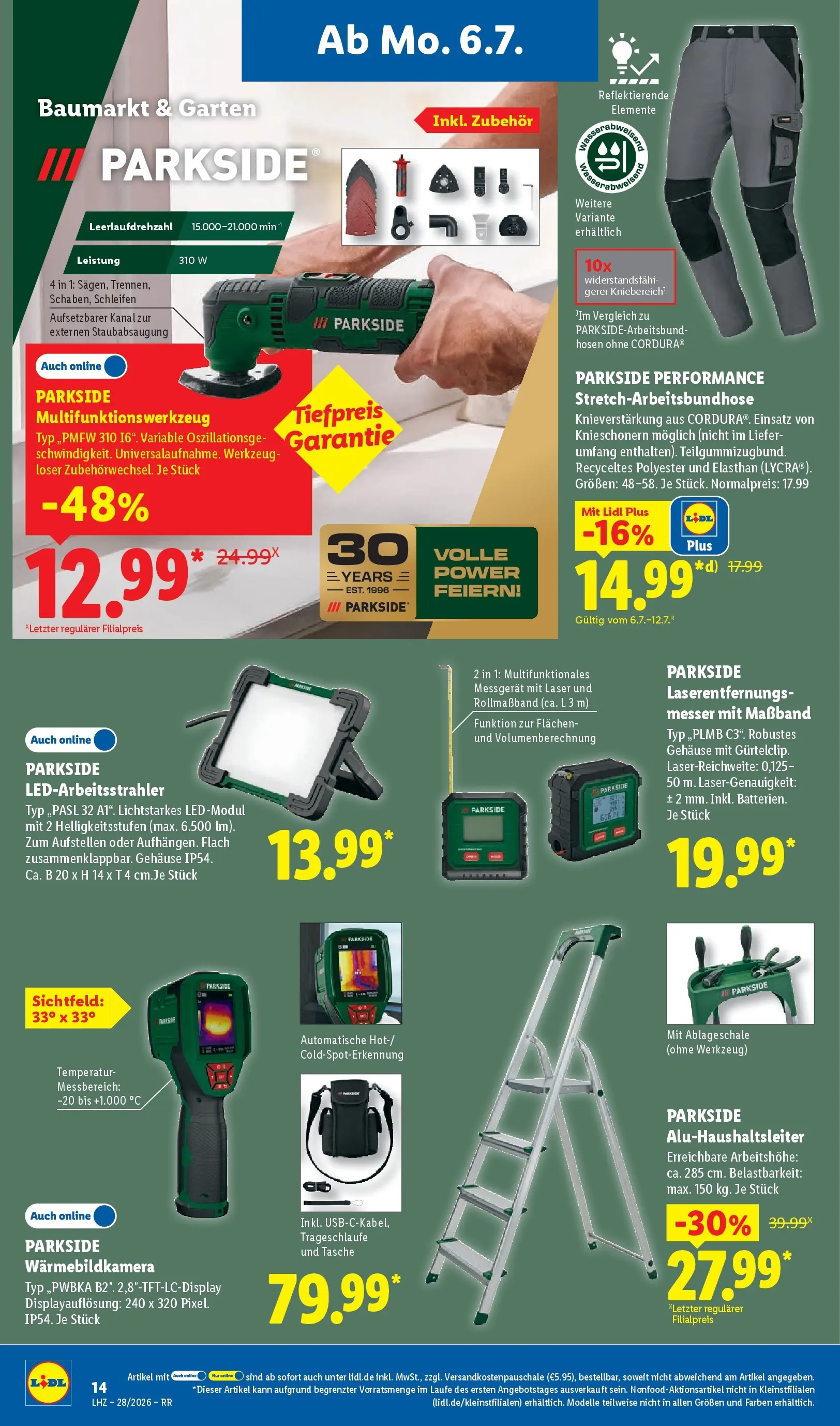 Lidl Prospekt Hagen (ab 05.07.2026) zum Blättern » Angebote | Seite: 28 | Produkte: Tasche, Wasser