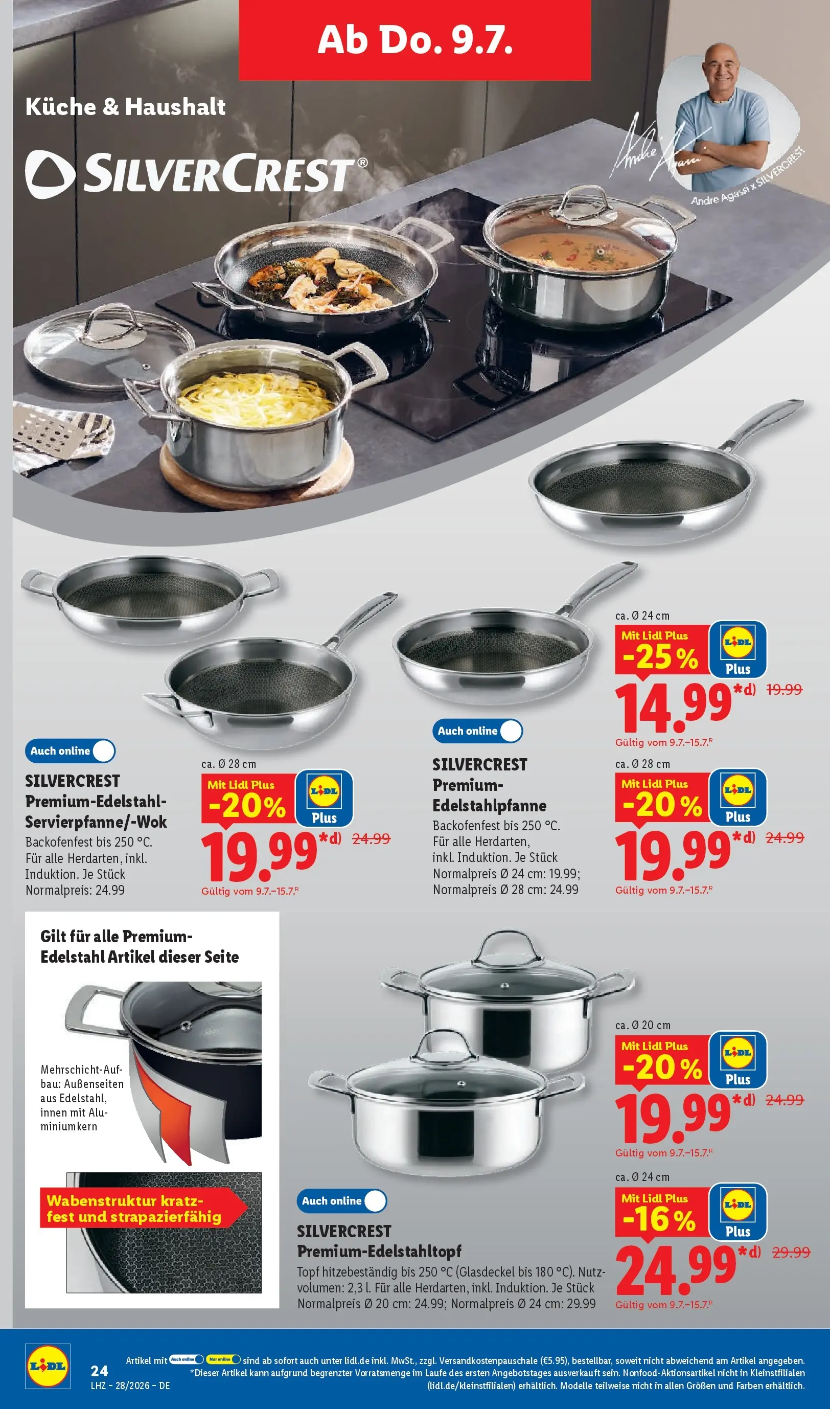 Lidl Prospekt Villingen-schwenningen (ab 05.07.2026) zum Blättern » Angebote | Seite: 42 | Produkte: Küche, Wok