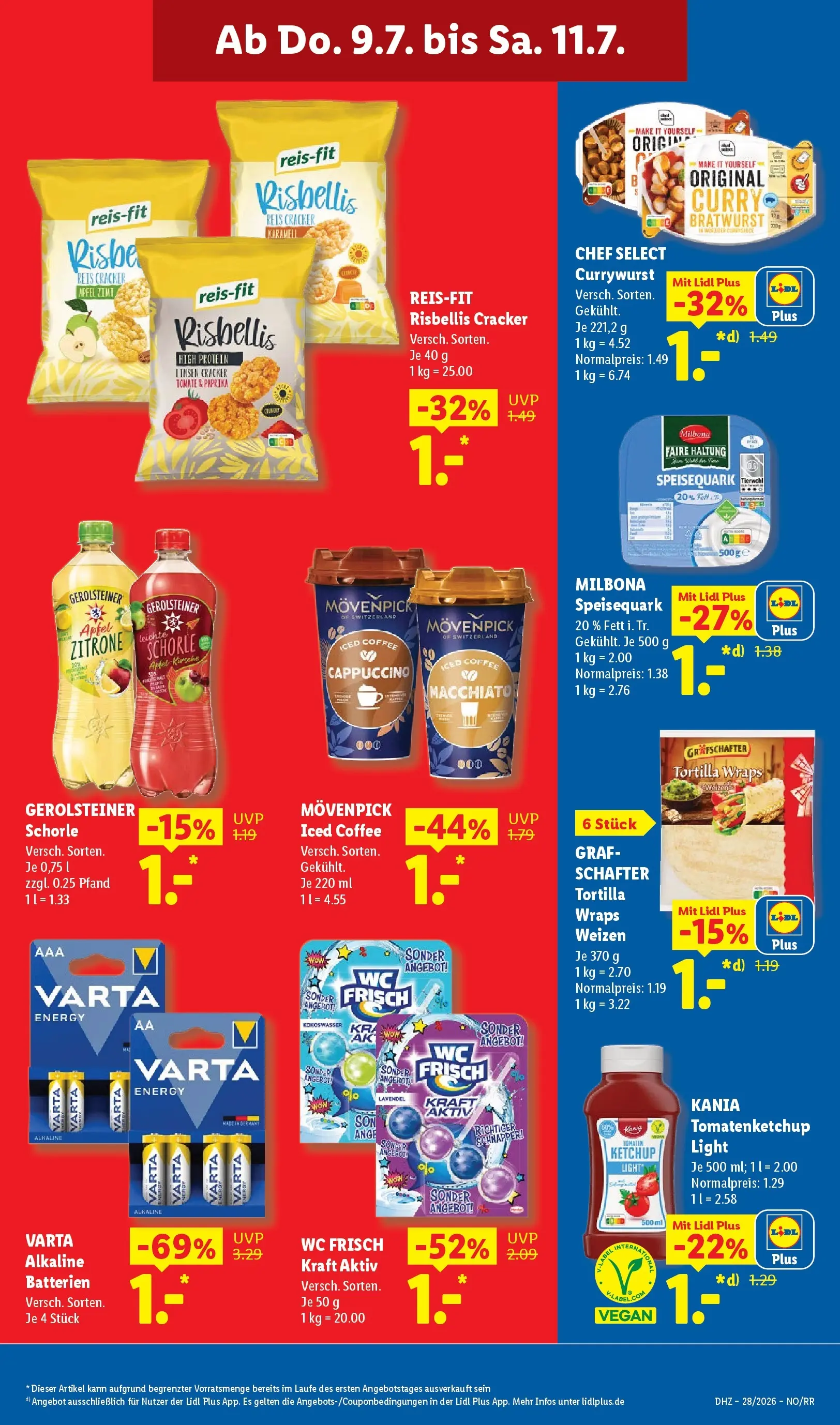 Lidl Prospekt Hagen (ab 05.07.2026) zum Blättern » Angebote | Seite: 47 | Produkte: Batterien, Reis, Lavendel, Ketchup