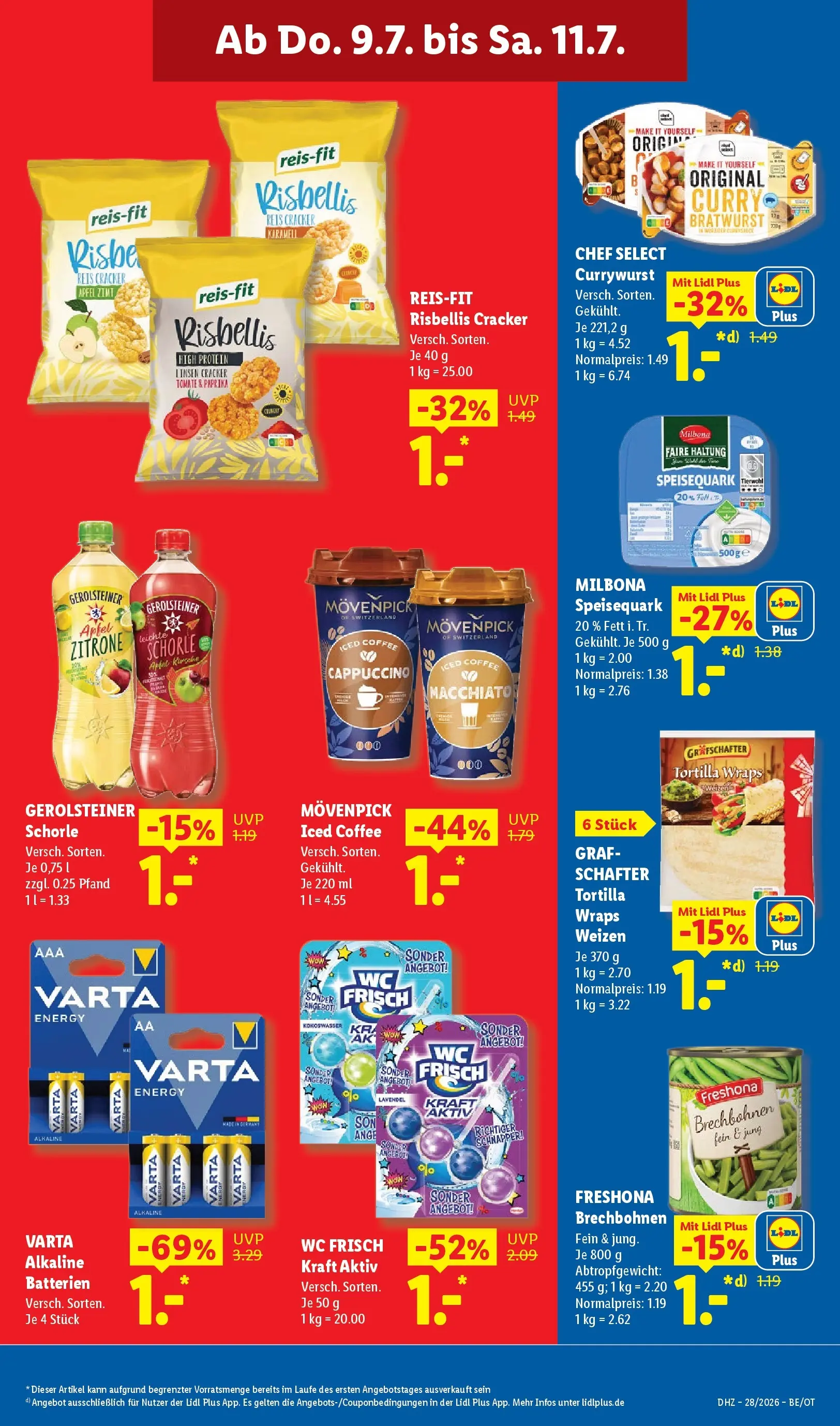 Lidl Prospekt Mahlow (ab 06.07.2026) zum Blättern » Angebote | Seite: 47 | Produkte: Äpfel, Zitrone, Speisequark, Gerolsteiner