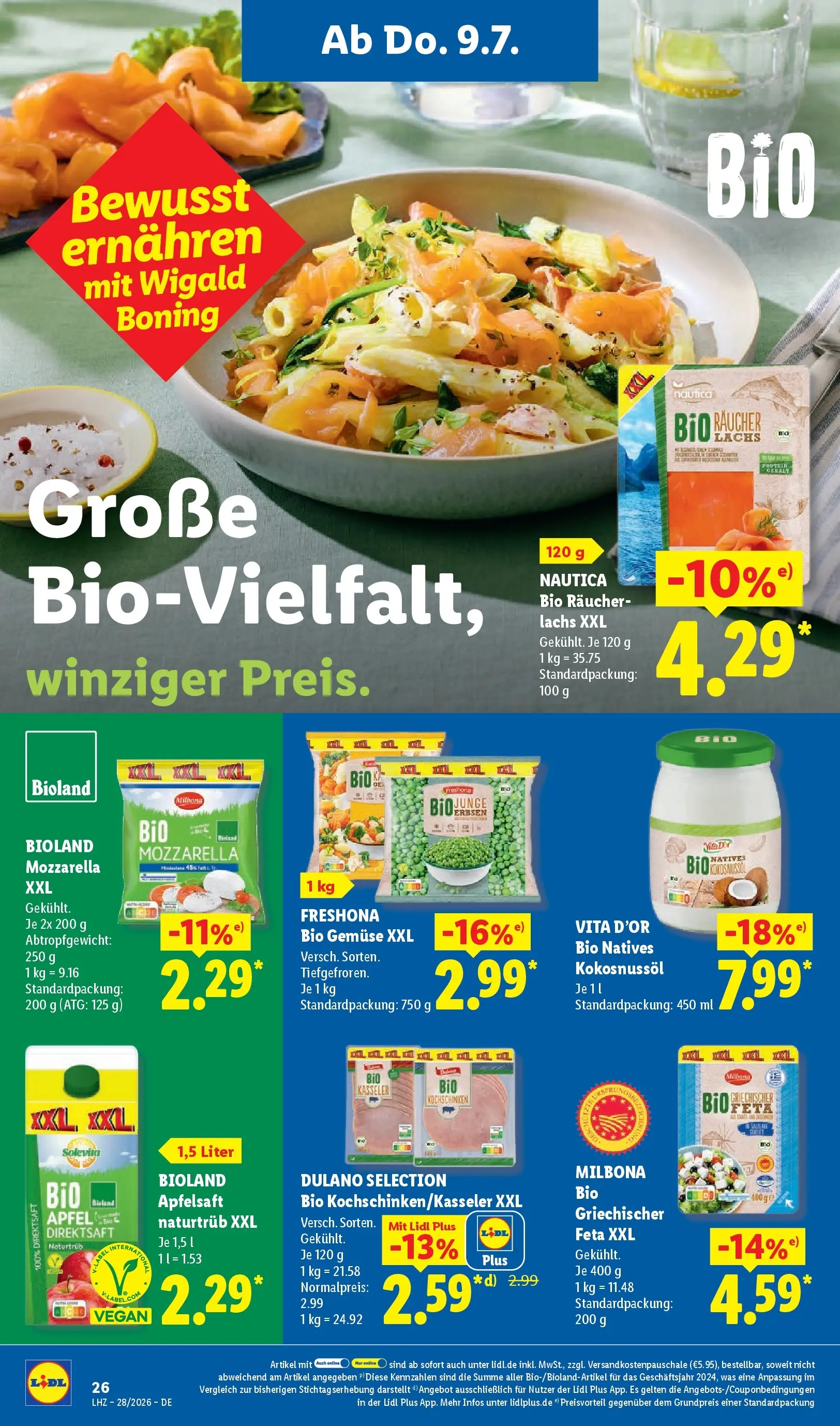 Lidl Prospekt Villingen-schwenningen (ab 05.07.2026) zum Blättern » Angebote | Seite: 48 | Produkte: Feta, Äpfel, Lachs, Räucherlachs
