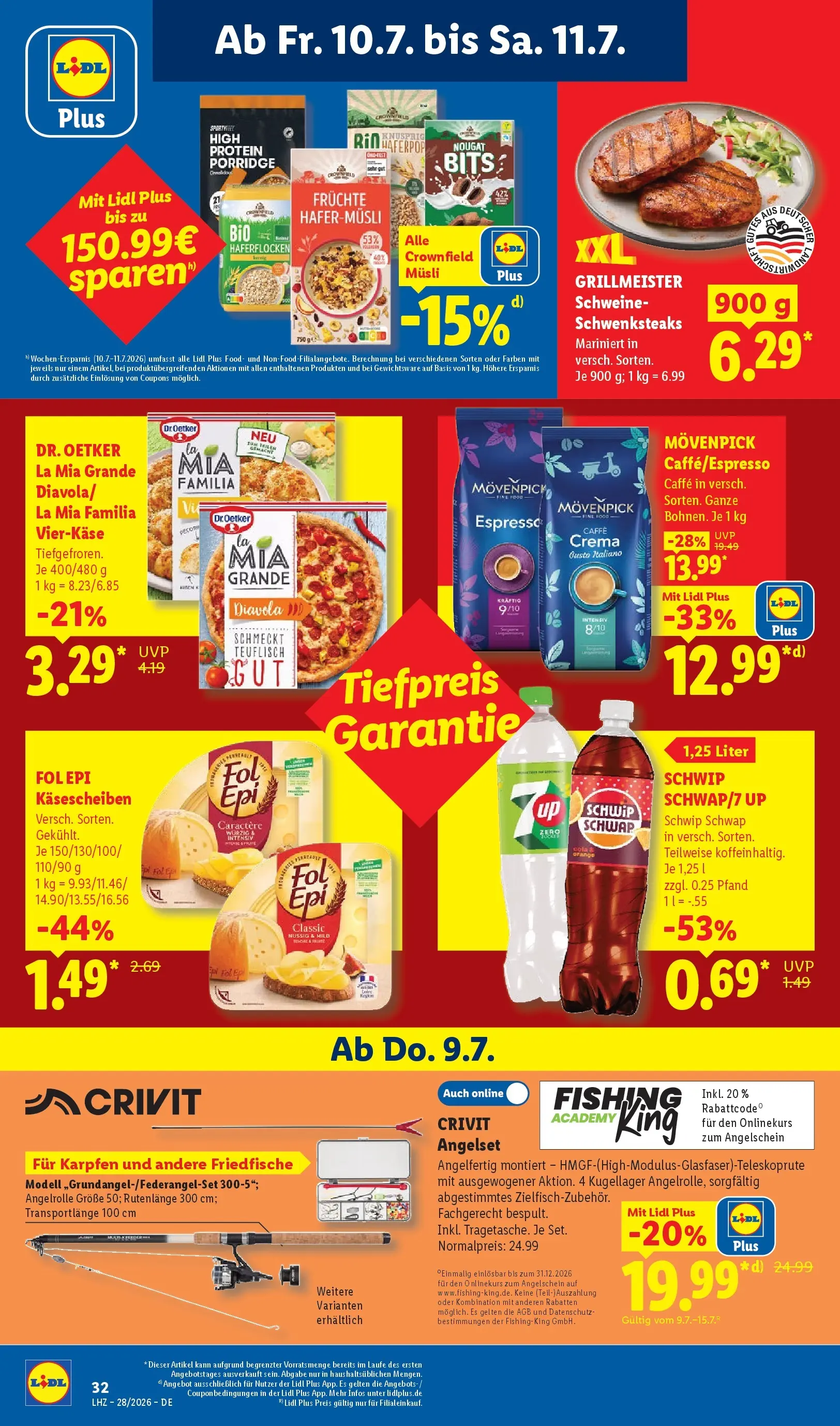 Lidl Prospekt Villingen-schwenningen (ab 05.07.2026) zum Blättern » Angebote | Seite: 60 | Produkte: Musli, Schwip schwap, Pizza