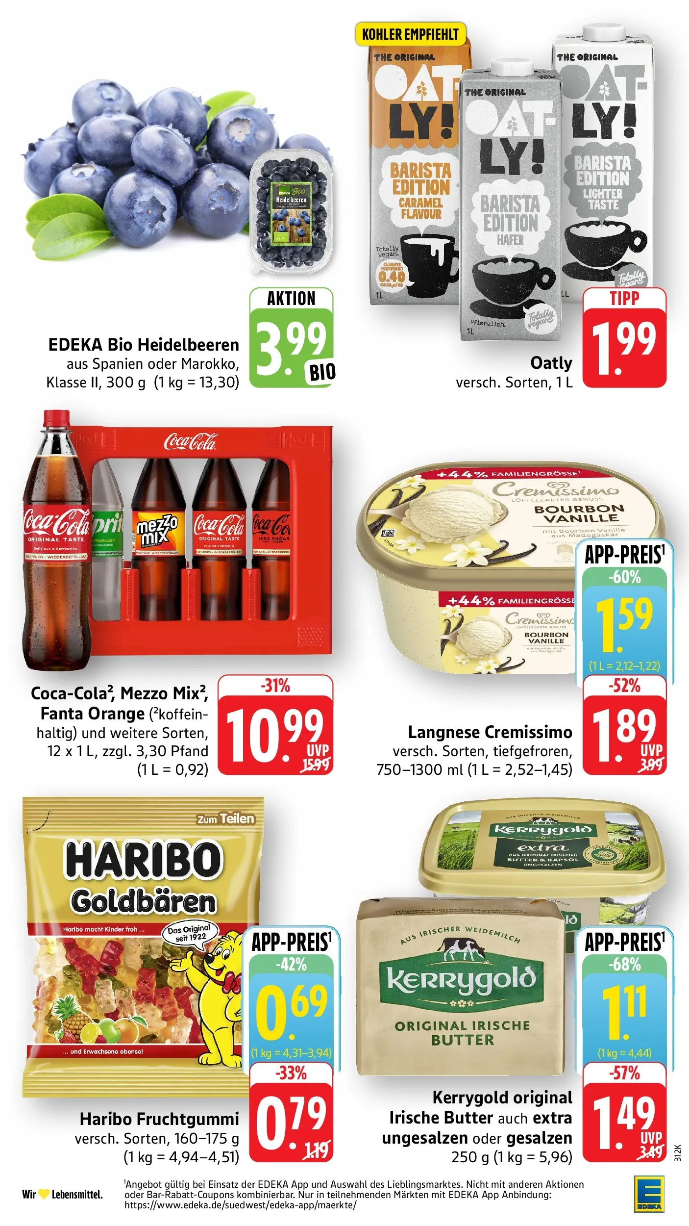 Edeka prospekt Ettenheim (ab 29.06.2026) ยป Angebote Online | Seite: 9 | Produkte: Fanta, Cola, Butter, Oatly Edeka prospekt Ettenheim (ab 29.06.2026) ยป Angebote Online | Seite: 9 | Produkte: Fanta, Cola, Butter, Oatly
