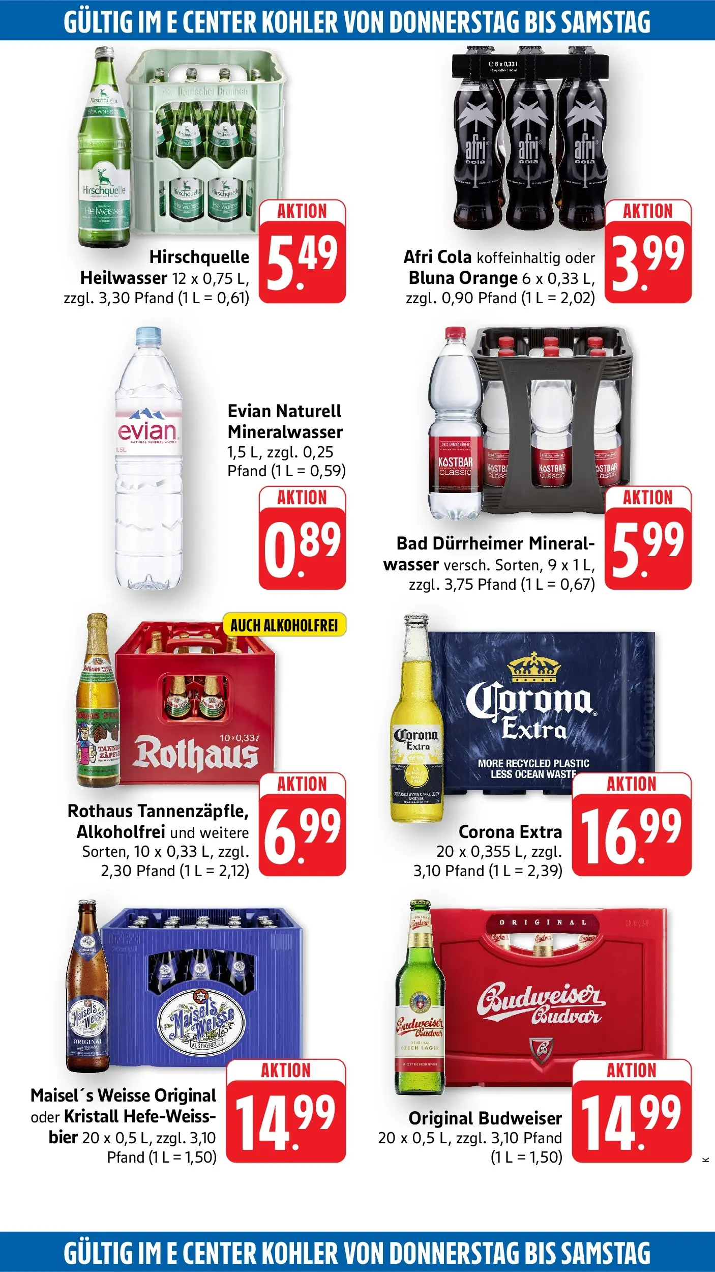 Edeka prospekt Ettenheim (ab 29.06.2026) ยป Angebote Online | Seite: 50 | Produkte: Bier, Bad, Mineralwasser, Budweiser Edeka prospekt Ettenheim (ab 29.06.2026) ยป Angebote Online | Seite: 50 | Produkte: Bier, Bad, Mineralwasser, Budweiser