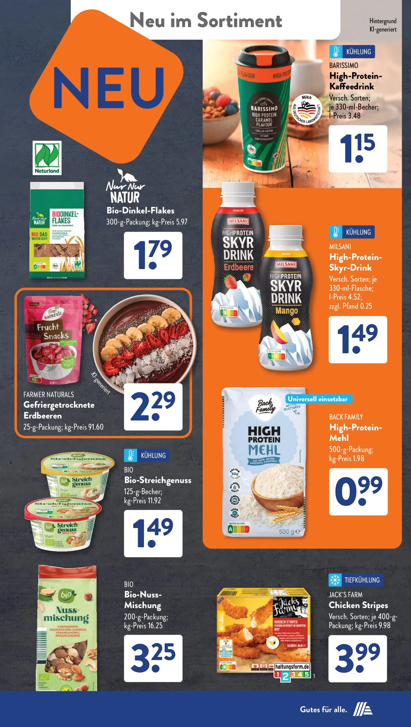 Aldi Süd - Aldi Süd: Wochenangebote (ab 28.06.2026) zum Blättern | Seite: 24 | Produkte: Mehl, Milch, Skyr, Erdbeeren