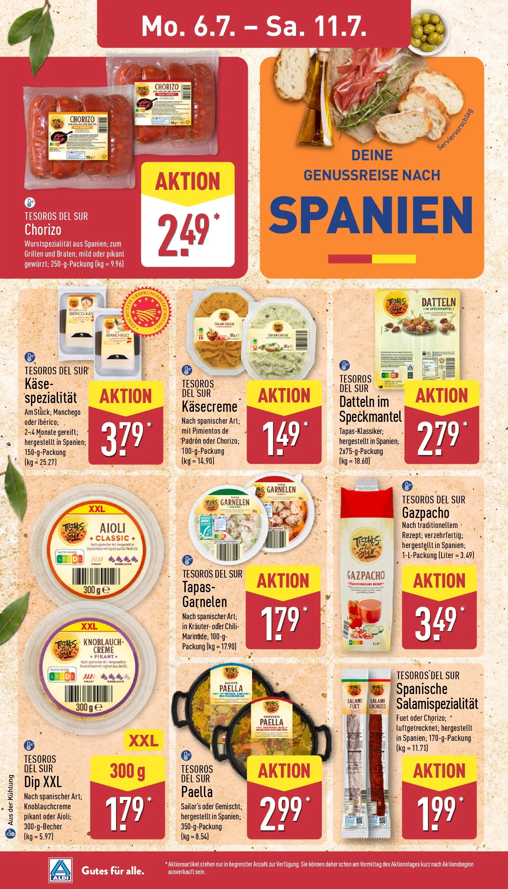 Aldi - ALDI Nord: Wochenangebote (ab 05.07.2026) » Angebote Online | Seite: 12 | Produkte: Käse, Joghurt, Chili, Salami
