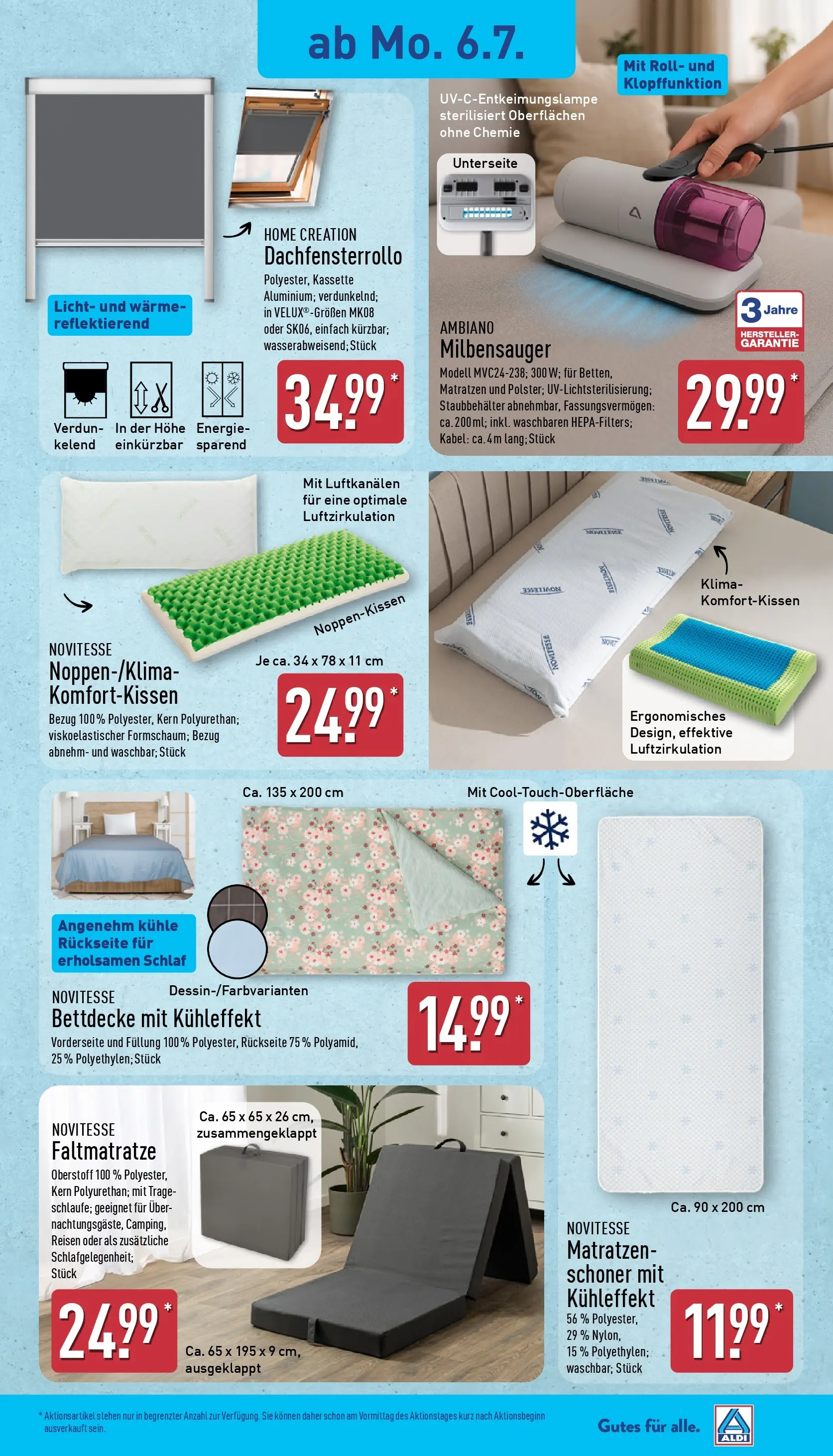 Aldi - ALDI Nord: Wochenangebote (ab 05.07.2026) » Angebote Online | Seite: 15 | Produkte: Kabel, Bettdecke, Home creation