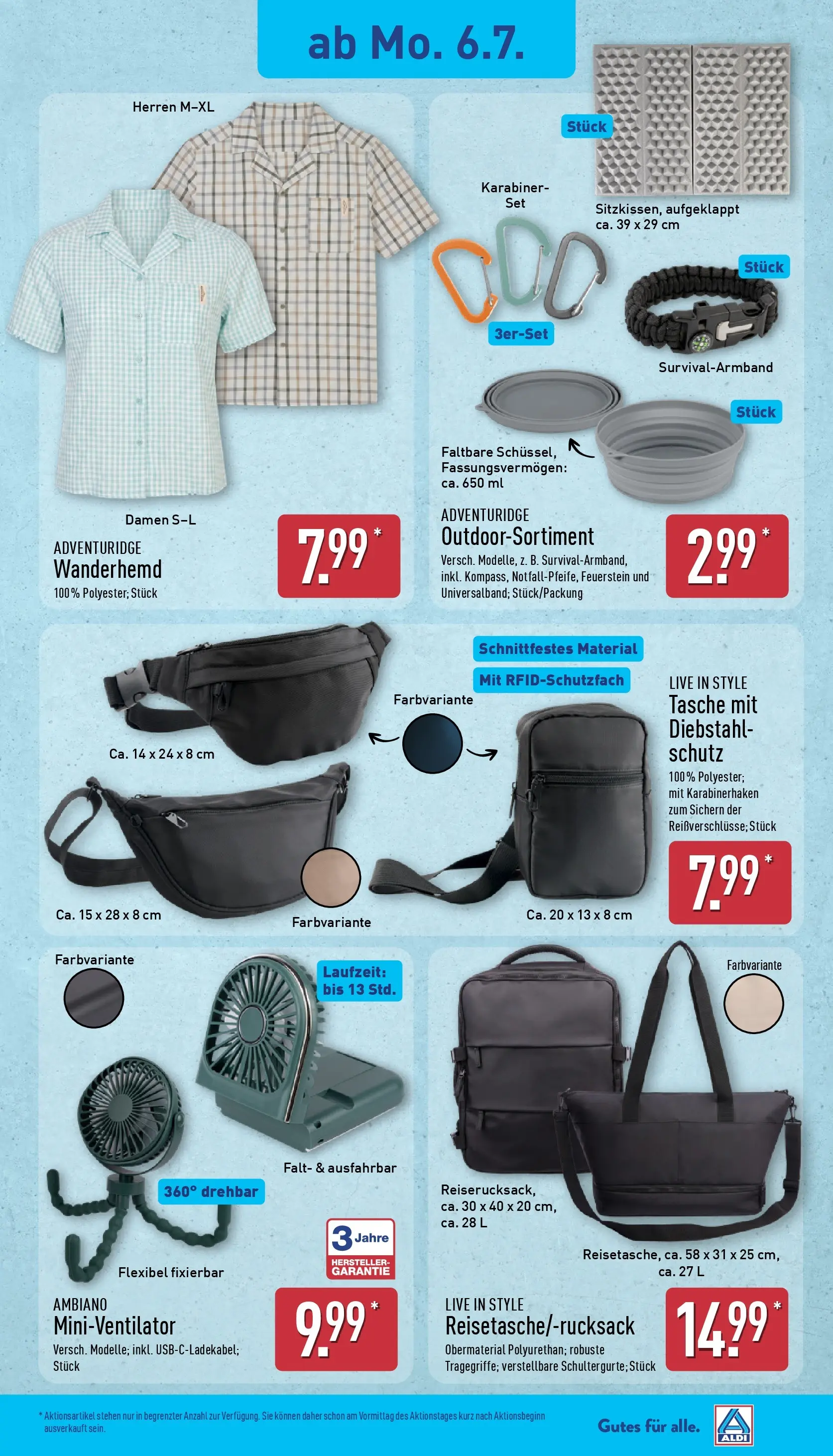 Aldi - ALDI Nord: Wochenangebote (ab 05.07.2026) » Angebote Online | Seite: 21 | Produkte: Shirt, Tasche, Hemd
