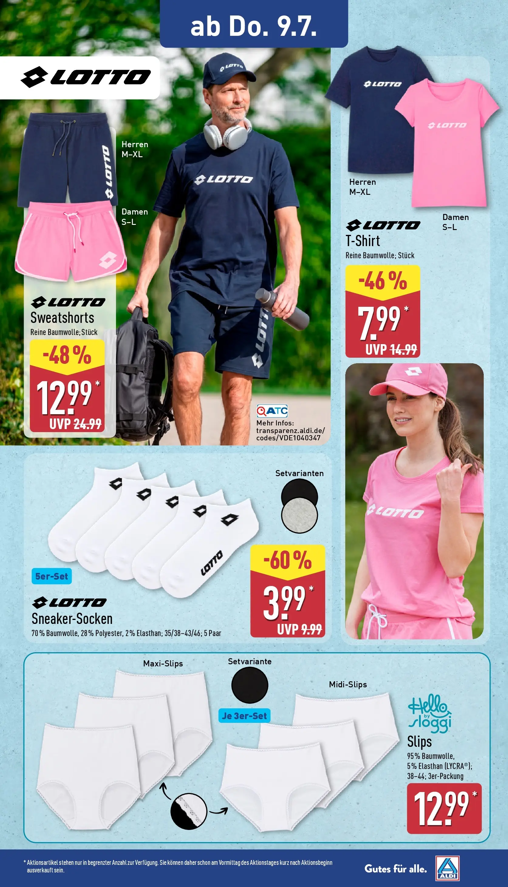 Aldi - ALDI Nord: Wochenangebote (ab 05.07.2026) » Angebote Online | Seite: 23 | Produkte: T-Shirt, Sweatshorts