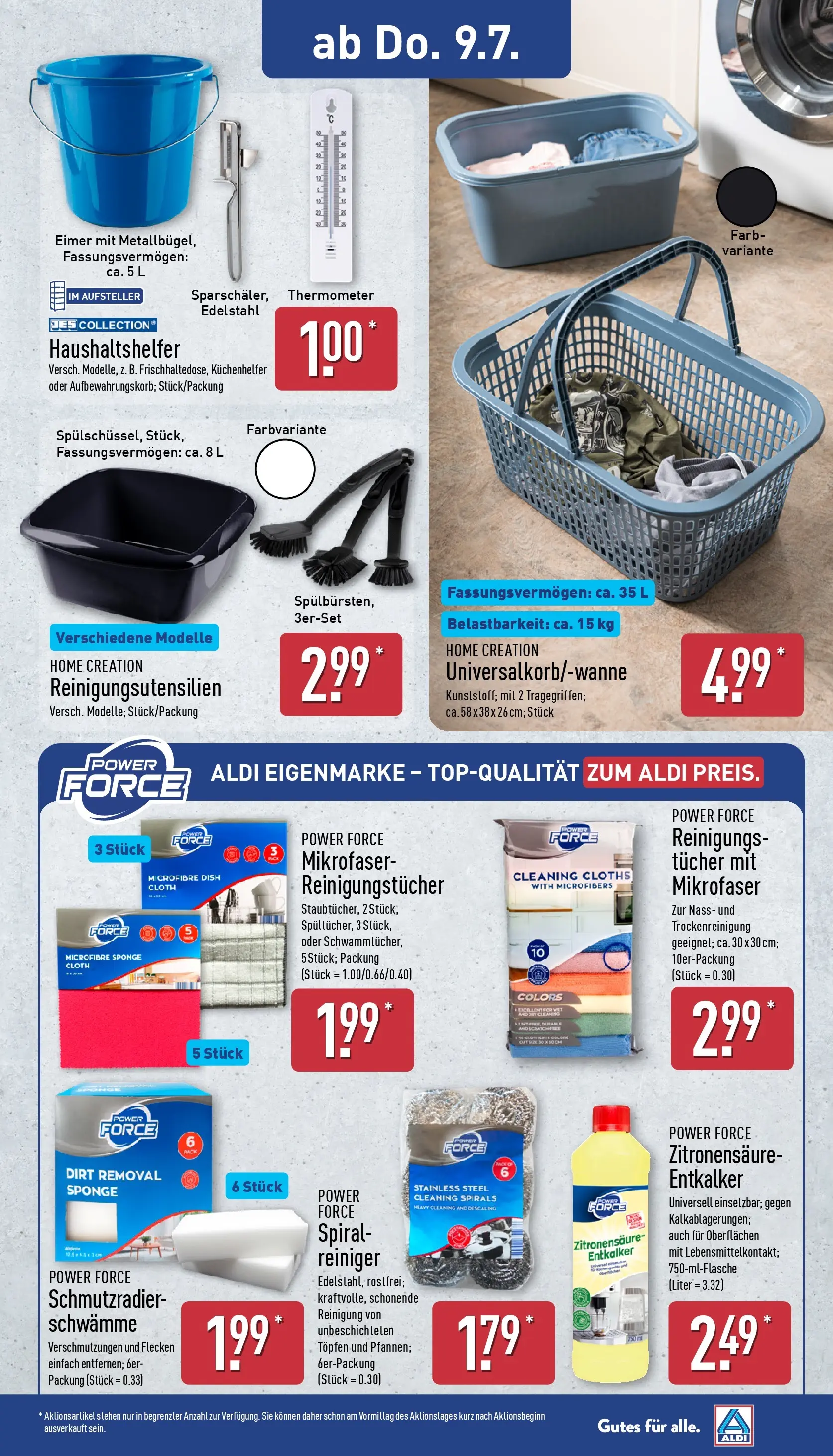 Aldi - ALDI Nord: Wochenangebote (ab 05.07.2026) » Angebote Online | Seite: 27 | Produkte: Thermometer, Reinigungstücher, Home creation