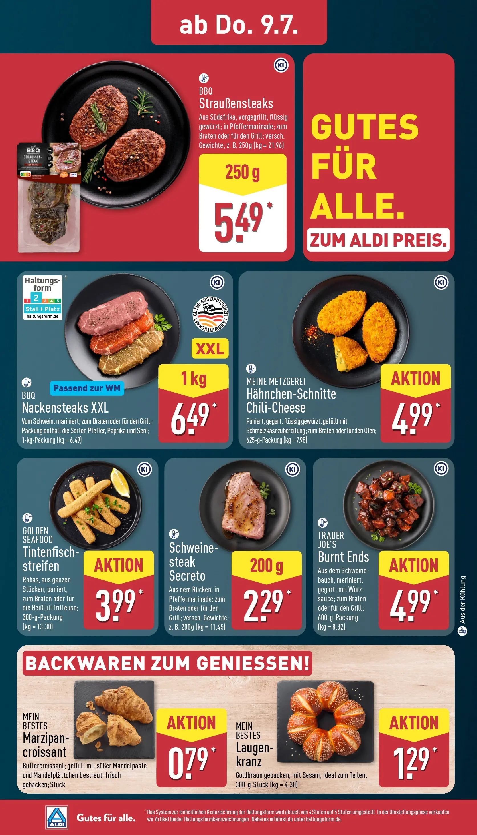 Aldi - ALDI Nord: Wochenangebote (ab 05.07.2026) » Angebote Online | Seite: 30 | Produkte: Nackensteaks, Croissant, Paprika, Steak