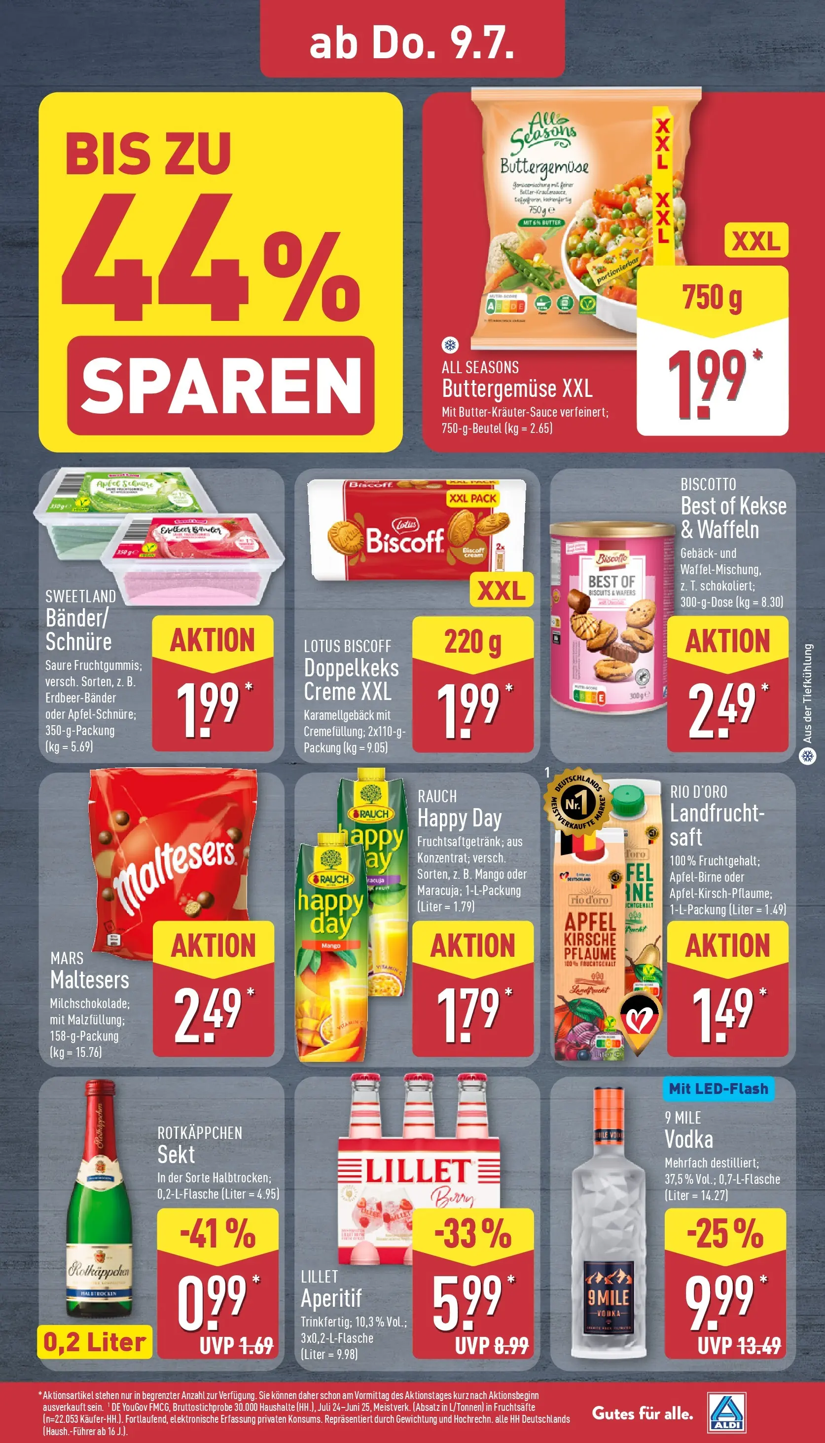 Aldi - ALDI Nord: Wochenangebote (ab 05.07.2026) » Angebote Online | Seite: 33 | Produkte: Butter, Äpfel, Saft, Vodka