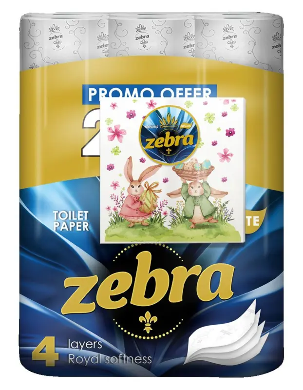 ZEBRA Тоалетна хартия различни видове