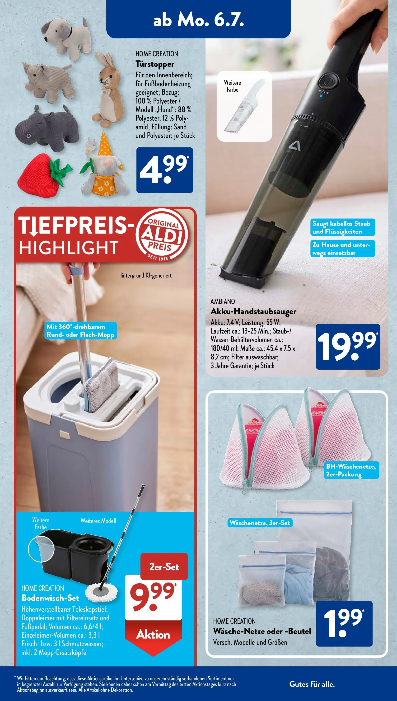 Aldi Süd - Aldi Süd: Wochenangebote (ab 05.07.2026) zum Blättern | Seite: 10 | Produkte: Home creation