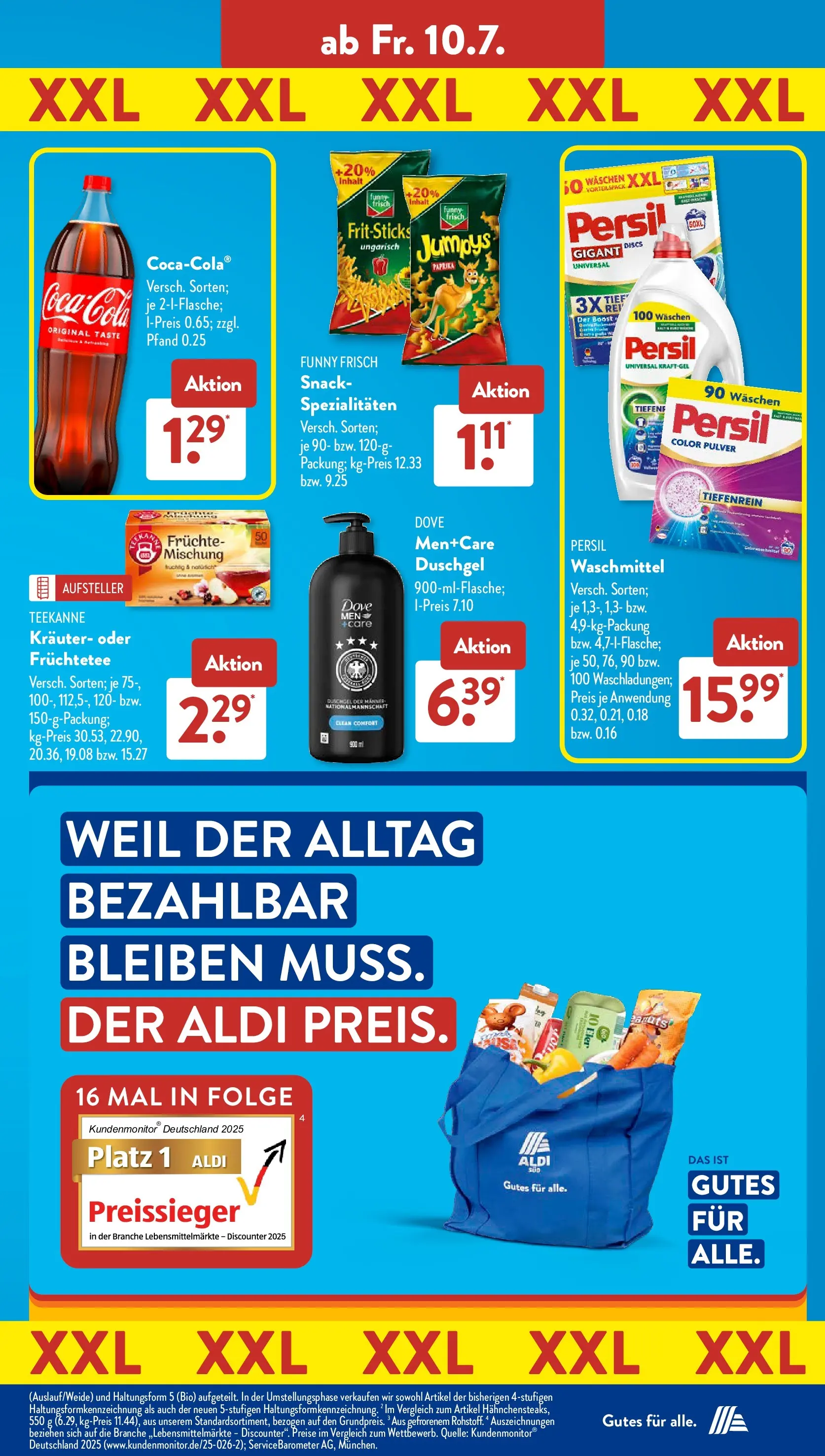 Aldi Süd - Aldi Süd: Wochenangebote (ab 05.07.2026) zum Blättern | Seite: 24 | Produkte: Coca cola, Funny frisch, Paprika, Teekanne