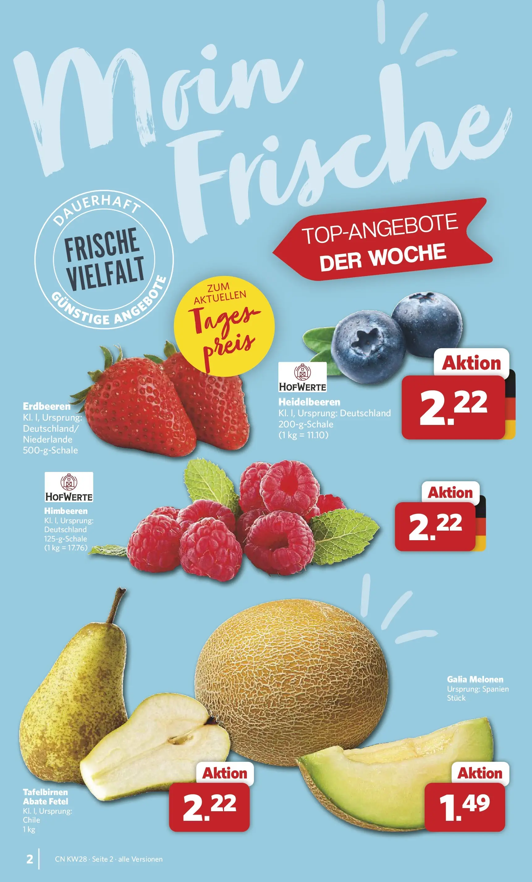 Combi Prospekt Twistringen (ab 06.07.2026) zum Blättern | Seite: 2 | Produkte: Himbeeren, Heidelbeeren, Erdbeeren