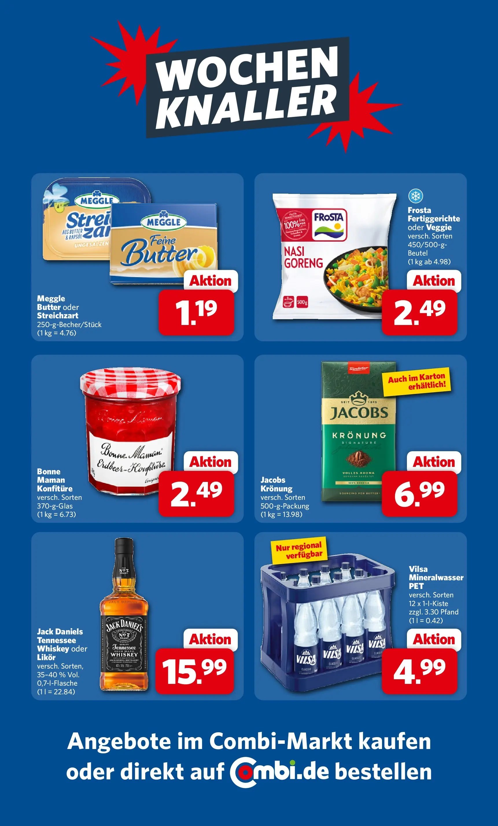 Combi Prospekt Twistringen (ab 06.07.2026) zum Blättern | Seite: 30 | Produkte: Butter, Rapsöl, Whiskey, Meggle butter